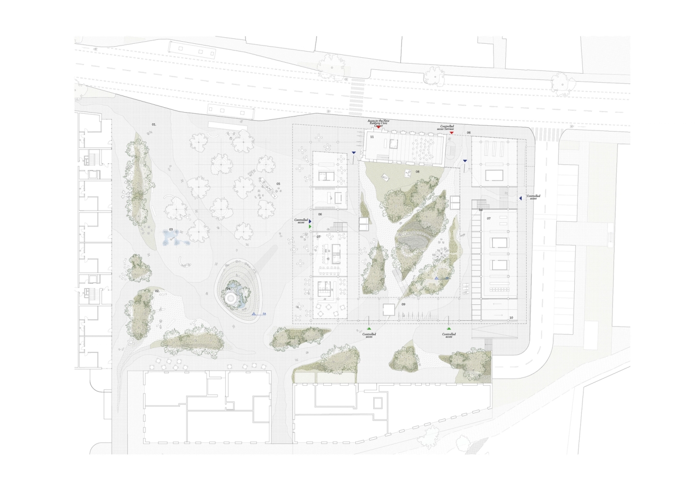 New Kuklenky, Square and Cooperative Housing 1st Prize