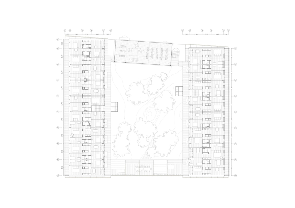 New Kuklenky, Square and Cooperative Housing 1st Prize