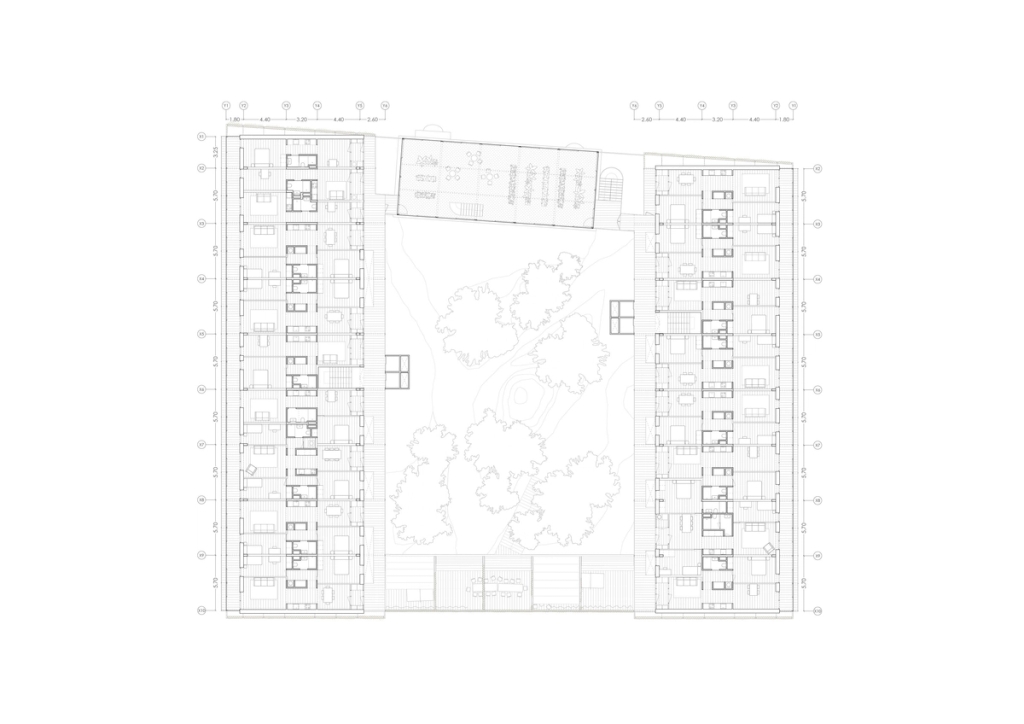 New Kuklenky, Square and Cooperative Housing 1st Prize