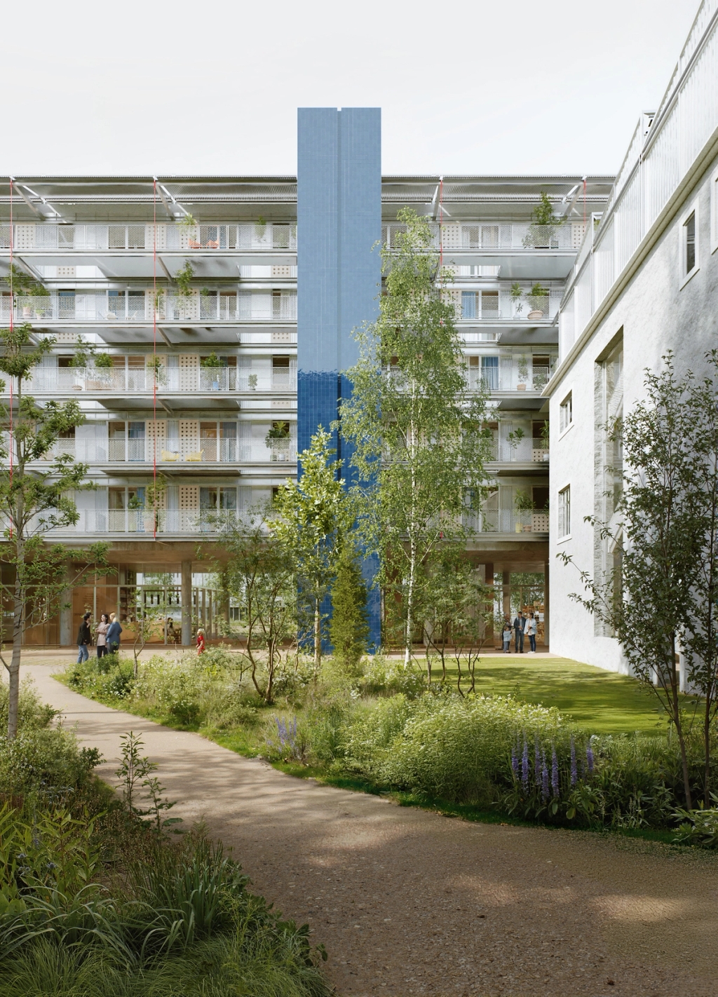 New Kuklenky, Square and Cooperative Housing 1st Prize