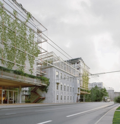 New Kuklenky, Square and Cooperative Housing 1st Prize