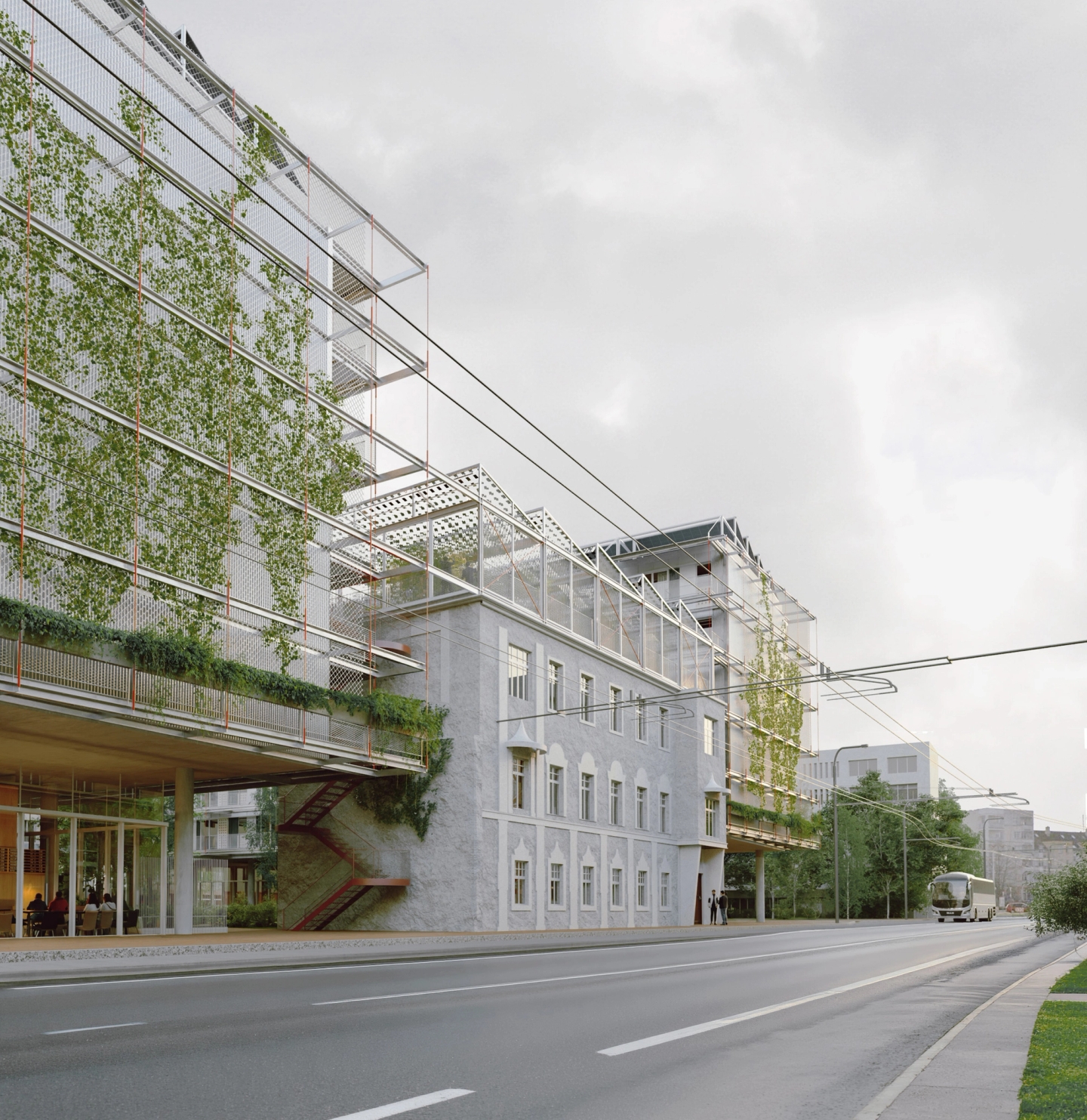 New Kuklenky, Square and Cooperative Housing 1st Prize