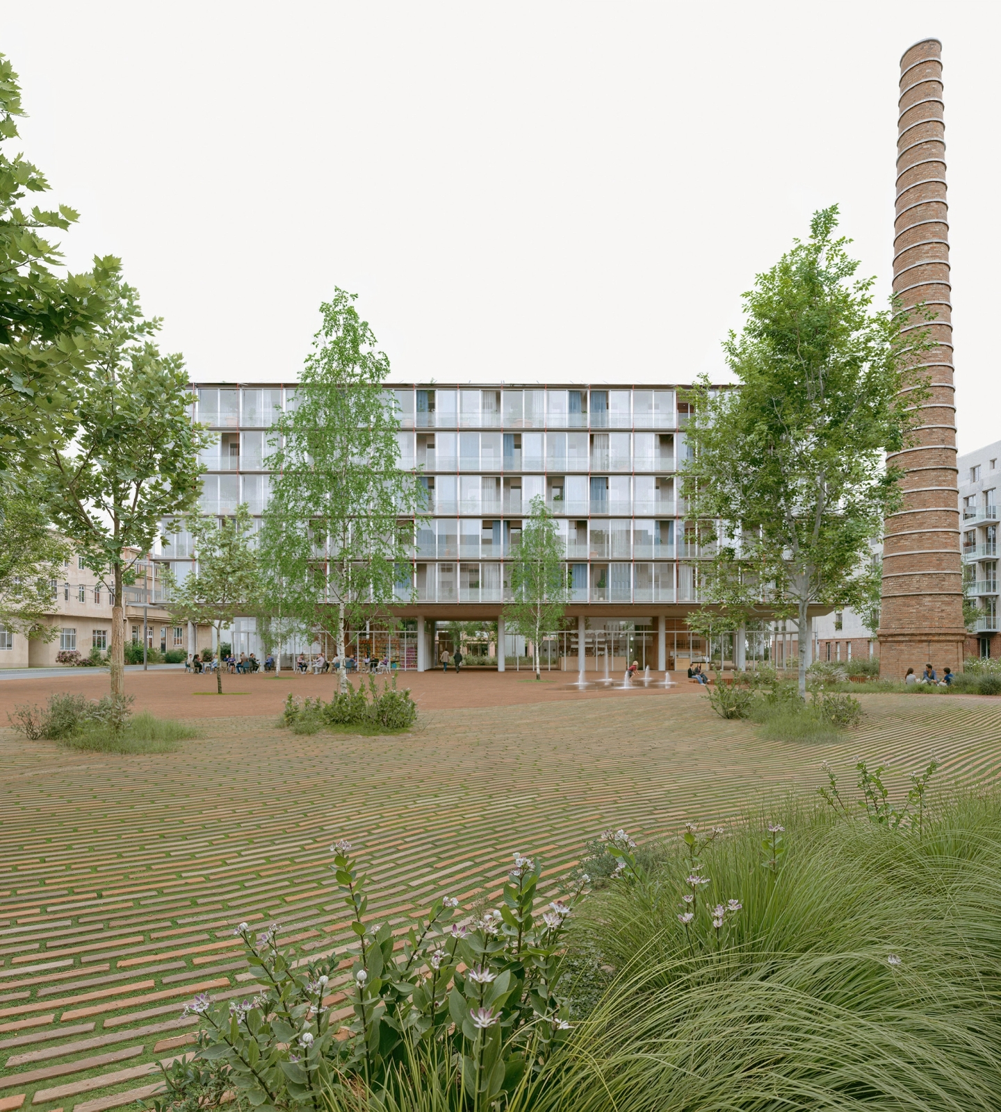 New Kuklenky, Square and Cooperative Housing 1st Prize