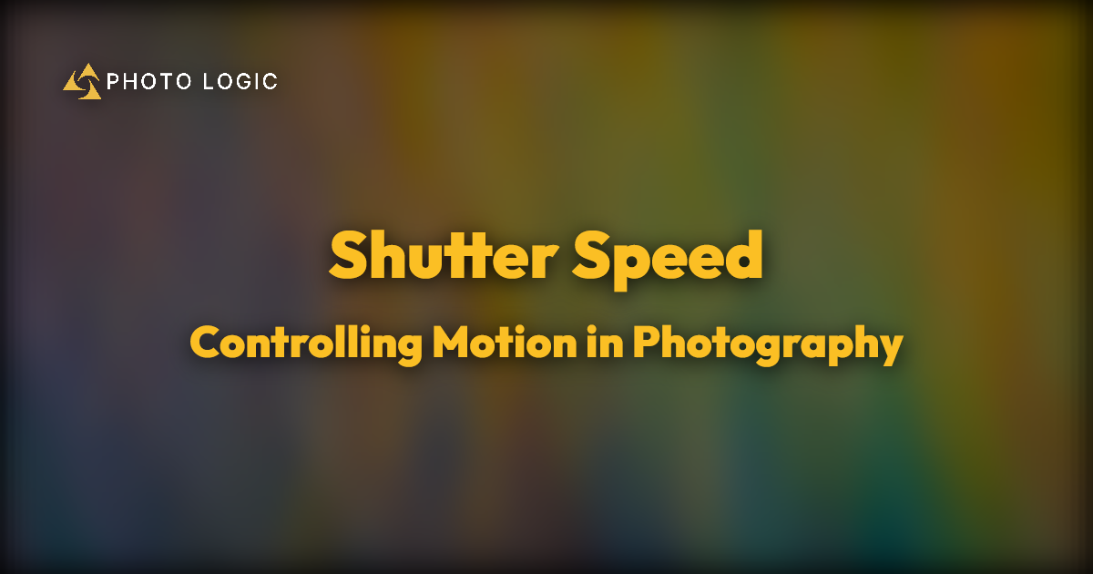 Shutterspeed: Controlling Motion in Photography tutorial thumbnail