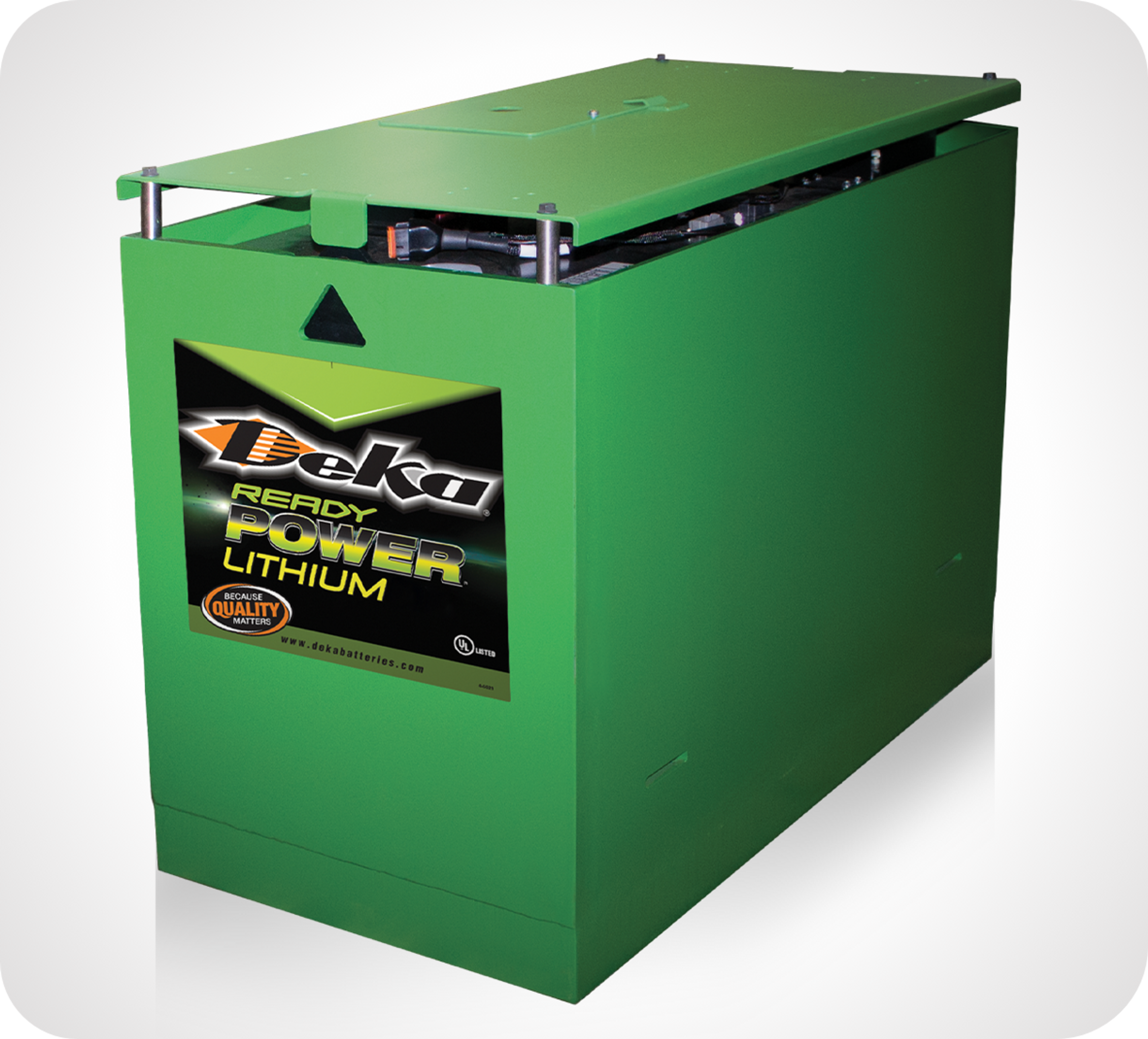 Picture of green deka ready power lithium battery 