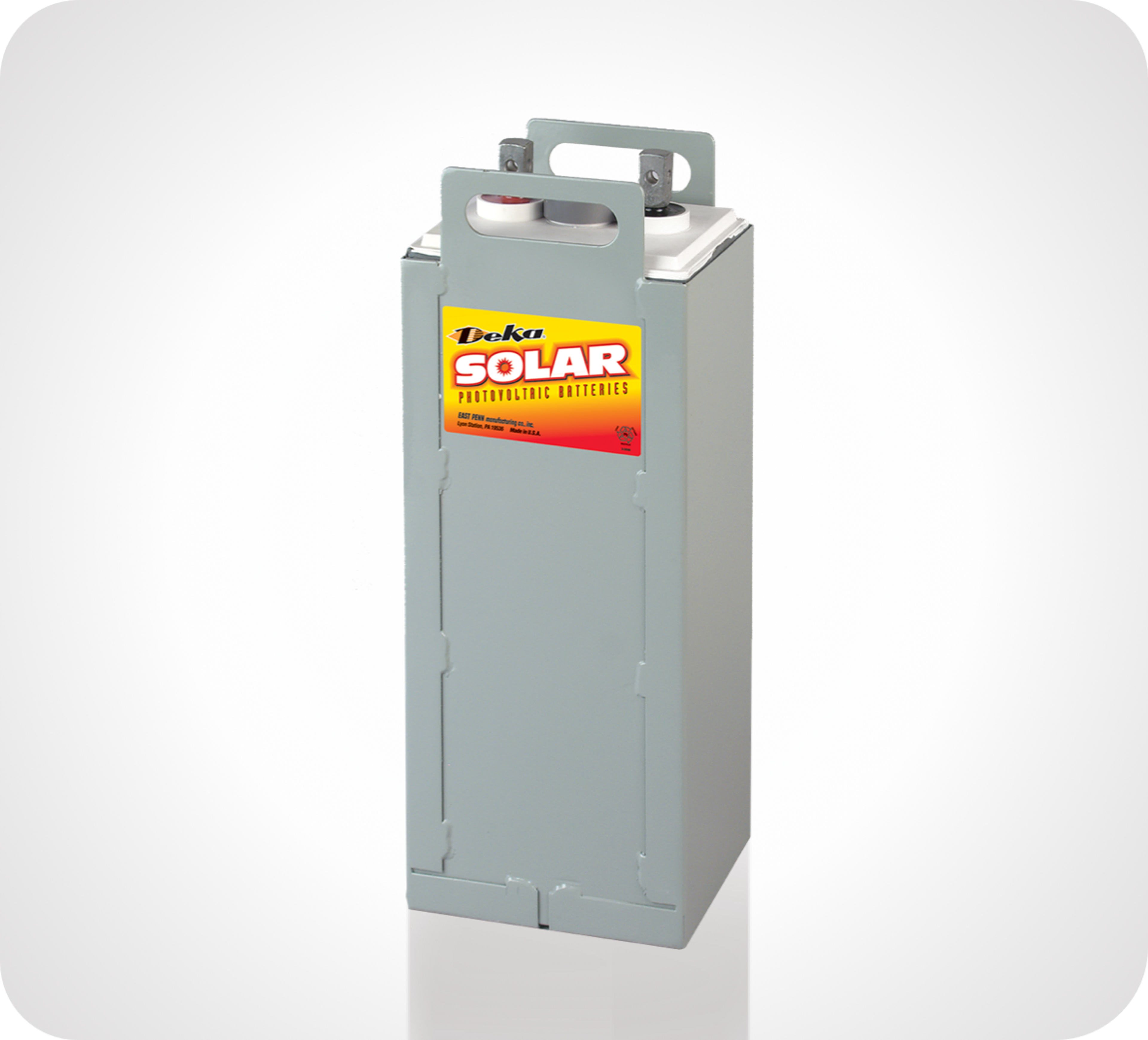Picture of solar powered AGM battery