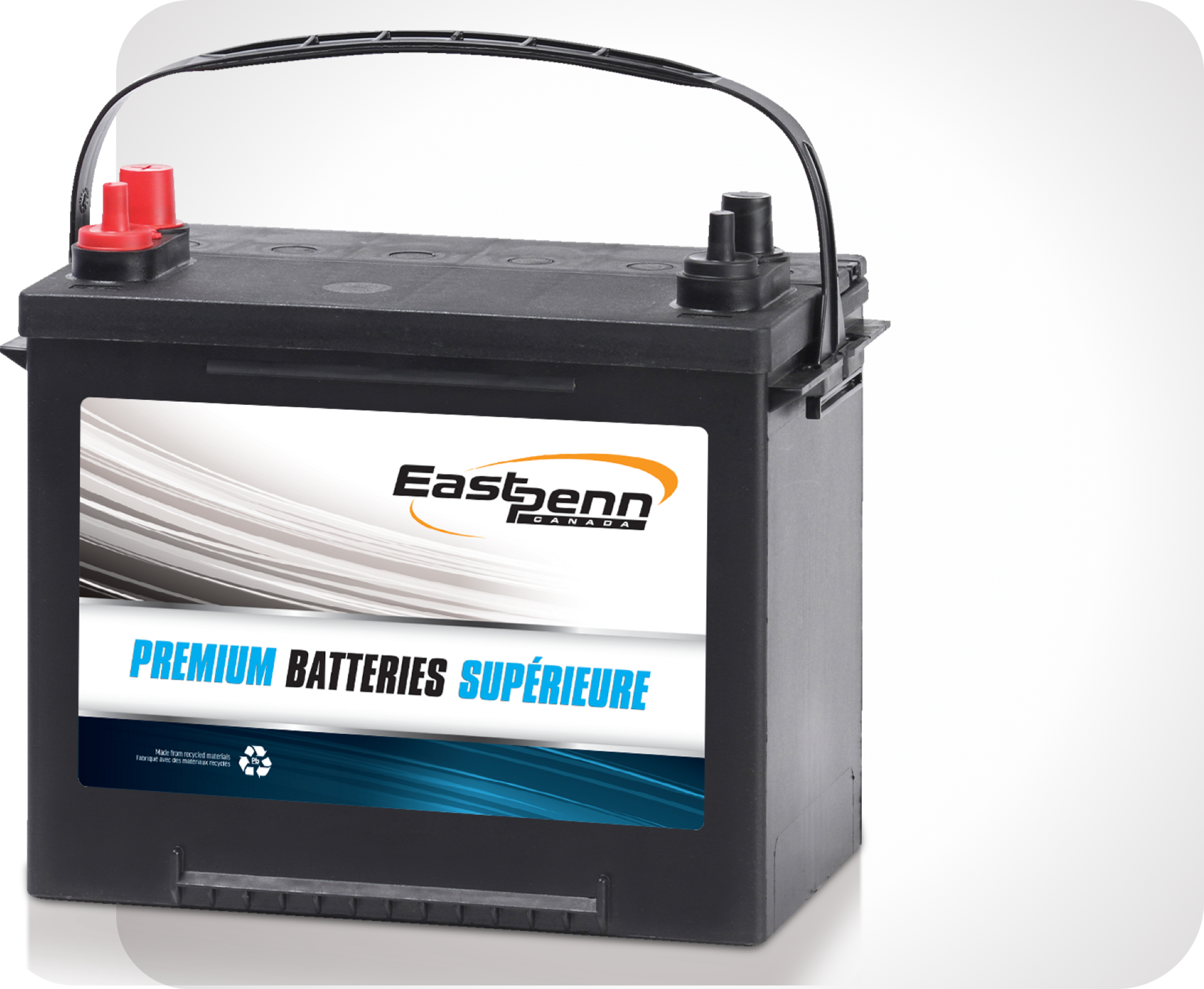 Picture of single East Penn brand premium car dual purpose batteries