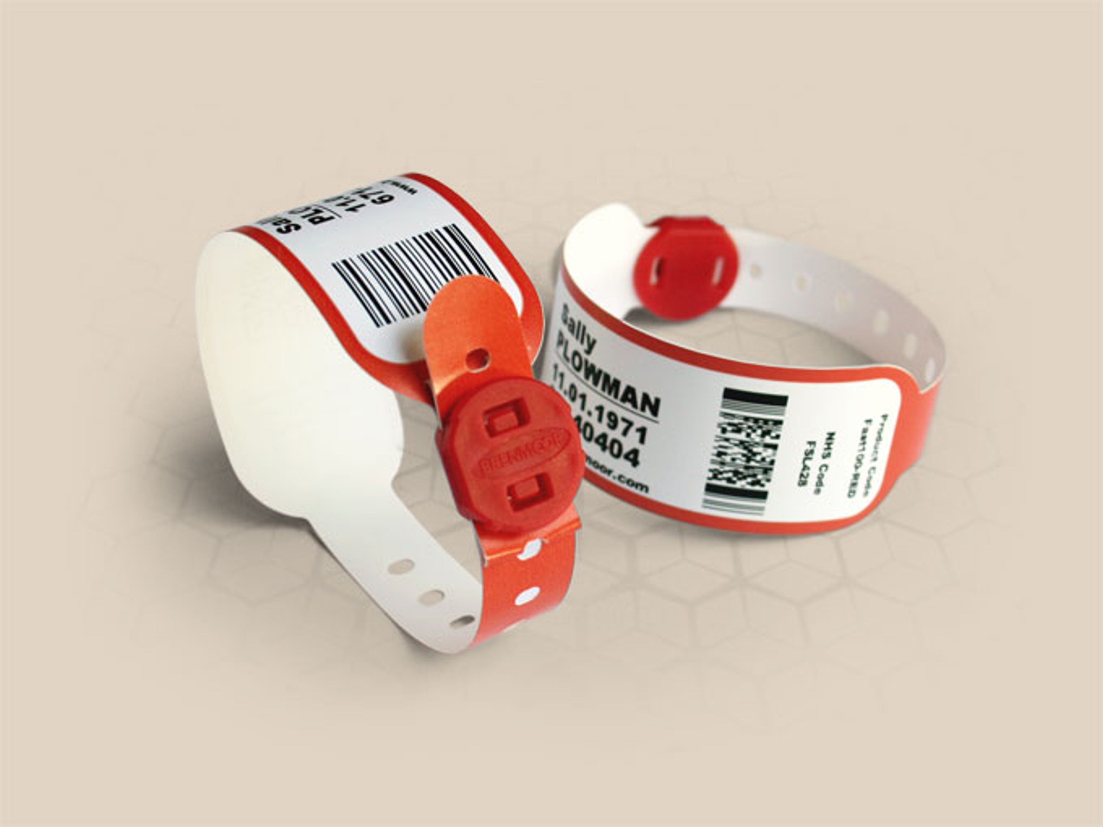 FAST100-LCB low-cost clasp-fastening 30mm adult hospital wristband