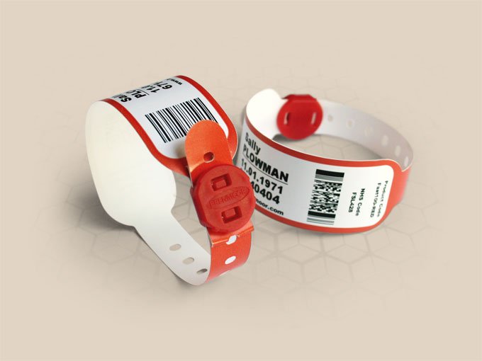 FAST100-LCB low-cost clasp-fastening 30mm adult hospital wristband