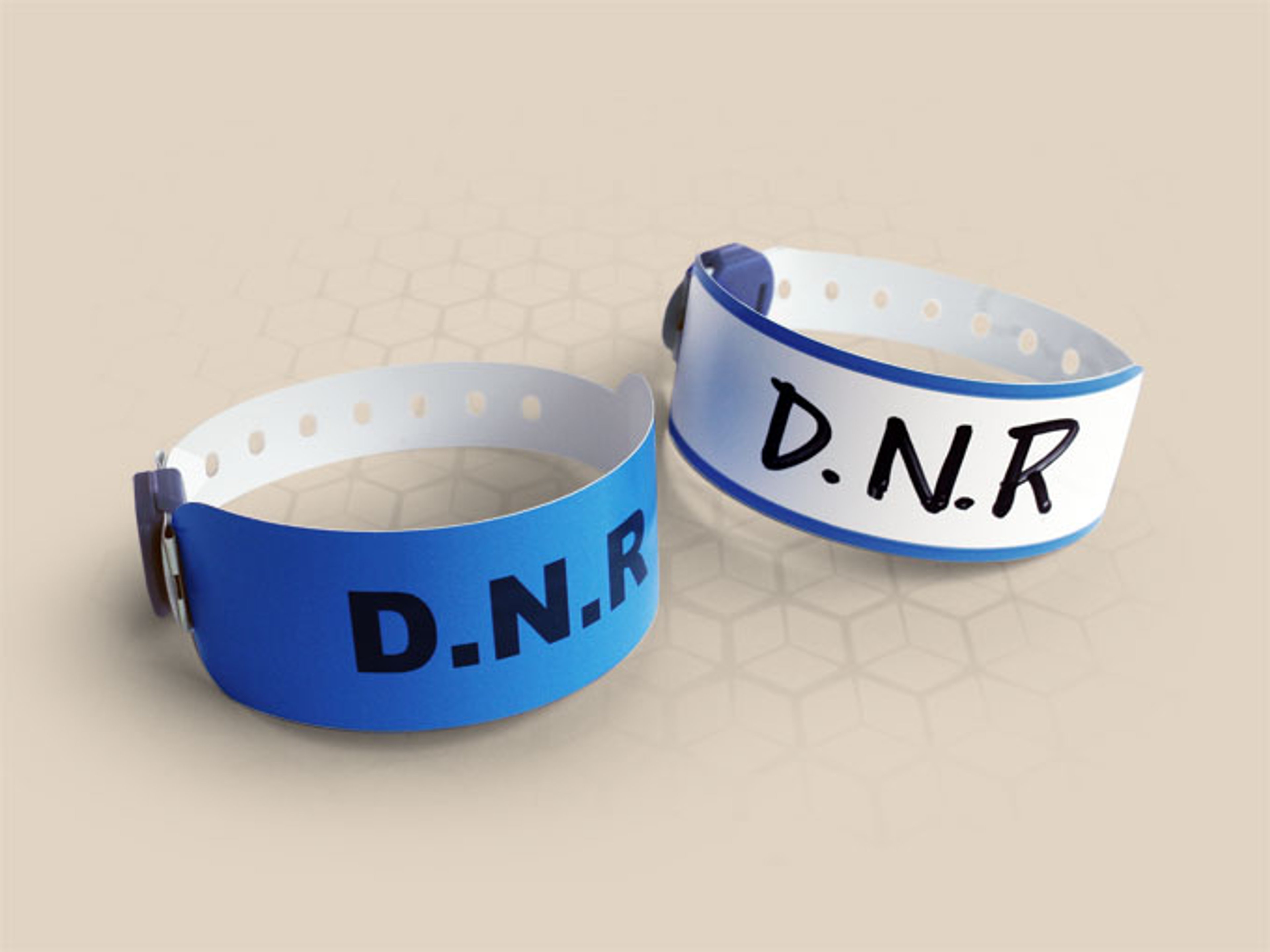 ALERT customised medical alert 30mm clasp-fastening adult hospital wristband