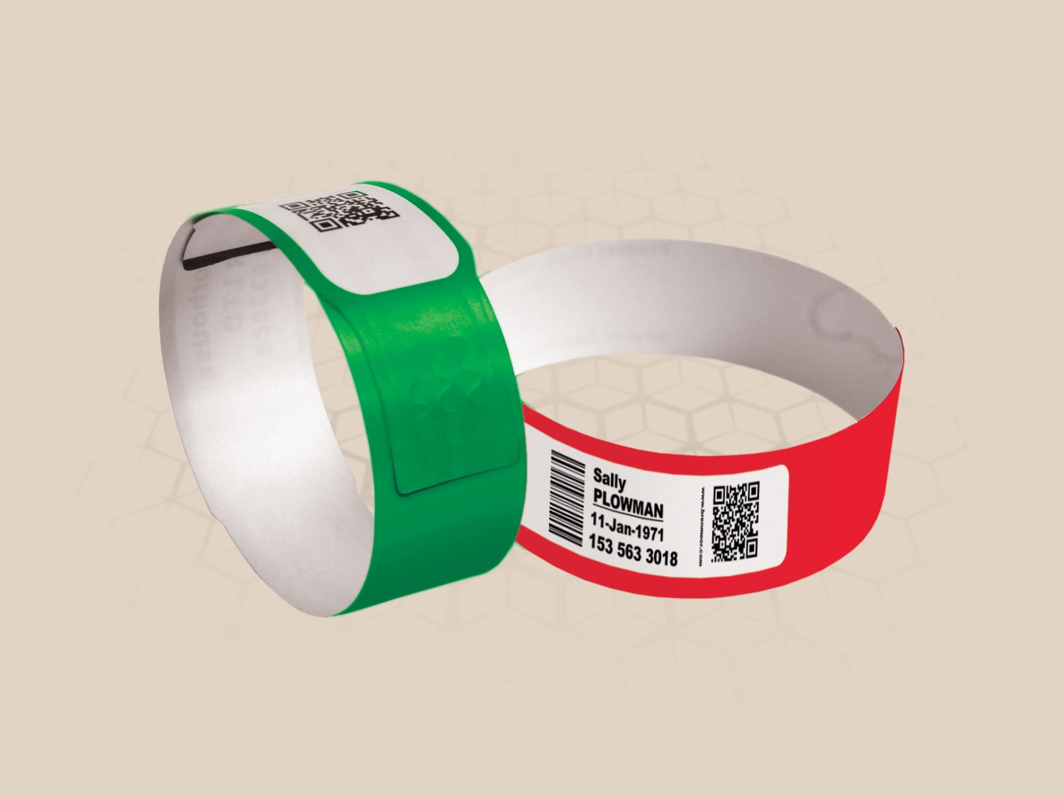 SWIFT250-SOFT comfort 19mm self-adhesive adult hospital wristband