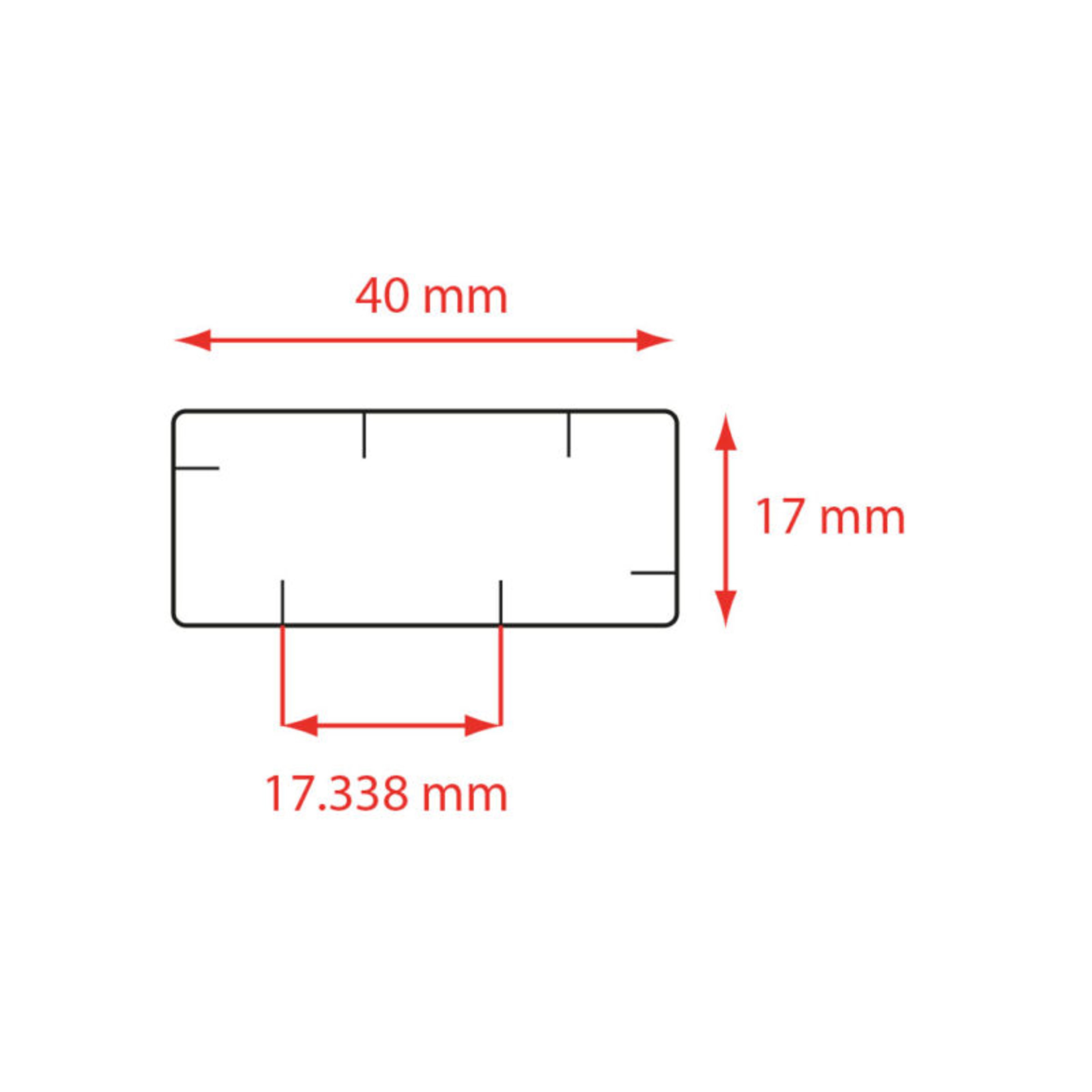 INFA-LABEL 17mm label for old-style handwritten child hospital wristband - 2