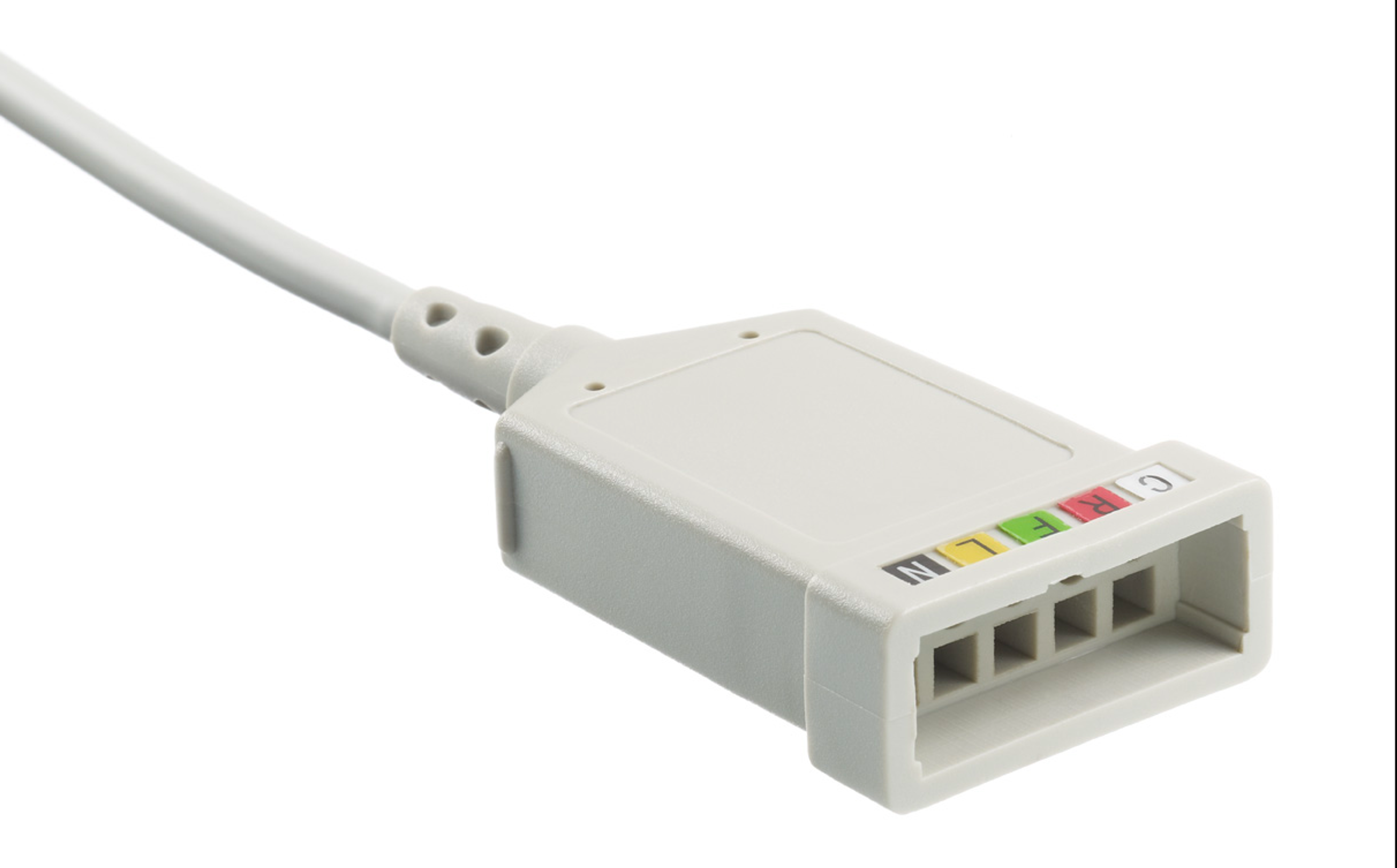 GE 5 lead trunk cable multilink – green plug