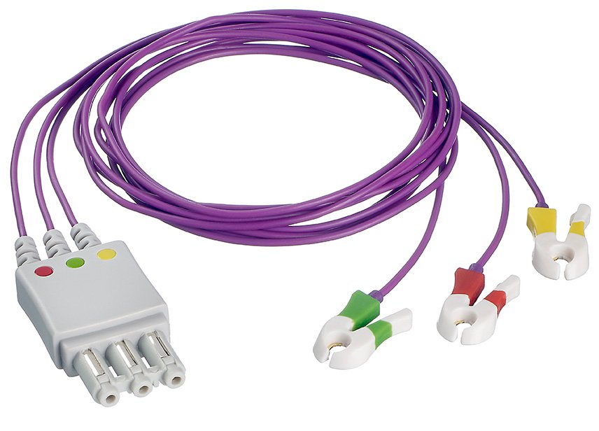 3 lead set of Philips ECG leadwires clip, Neonatal/Paediatric