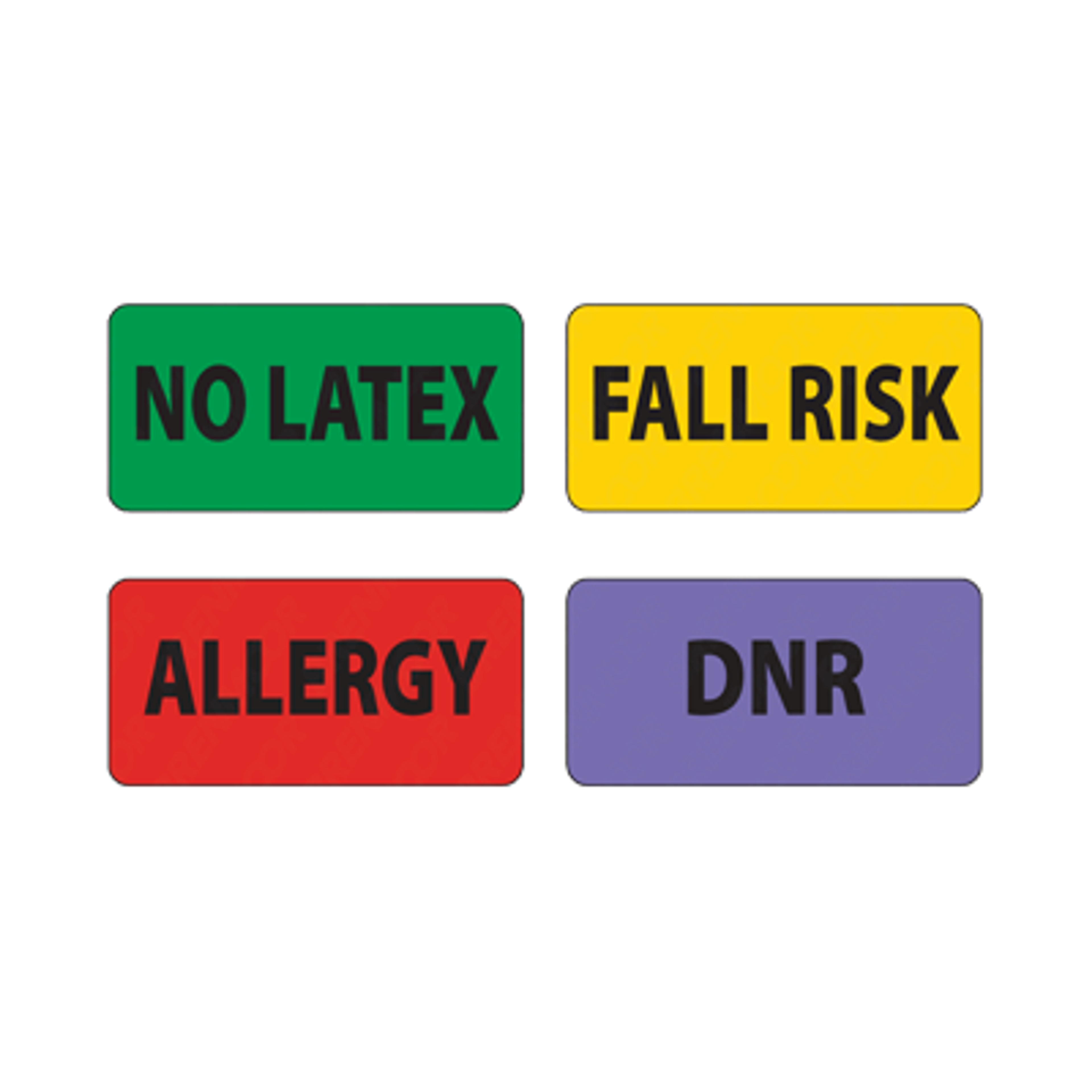 INDICATOR LABELS pre-printed self-adhesive alert labels for hospital wristband