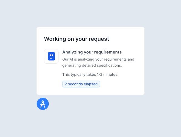 Working on your request