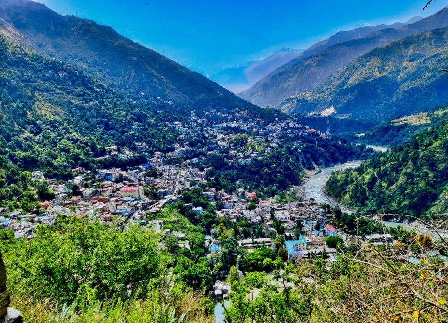 Chamba — Chamba city and river Ravi, Himachal Pradesh India