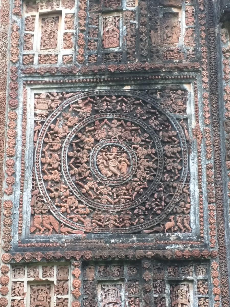 Bishnupur terracotta temple Shyam Rai — Malla dynasty of Bishnupur