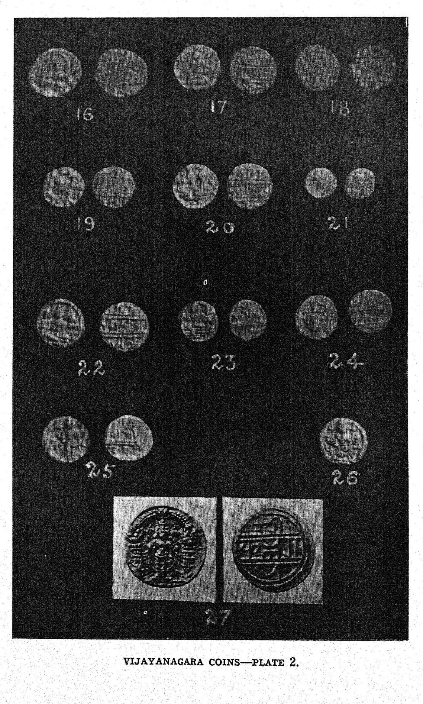 Vijayanagara Empire — Vijayanagara Coins 2