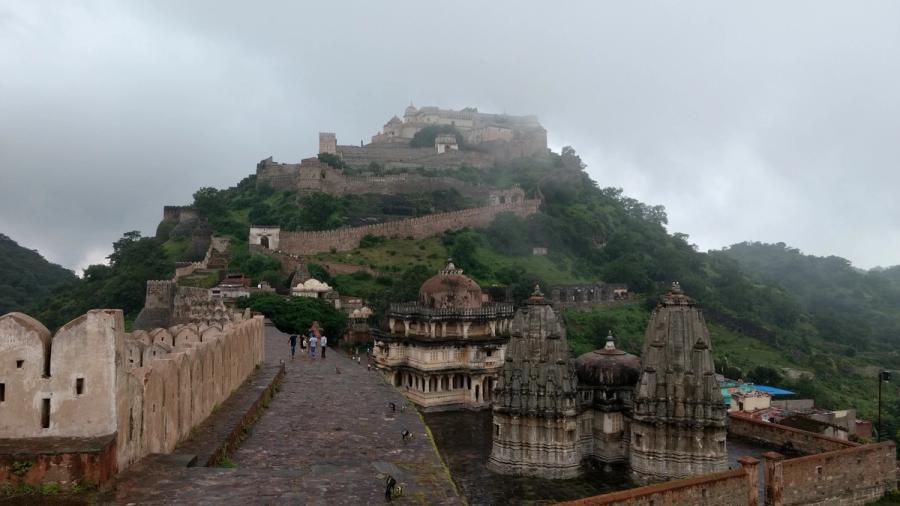 Kumbhalgarh fort wall — Sisodia dynasty of Mewar