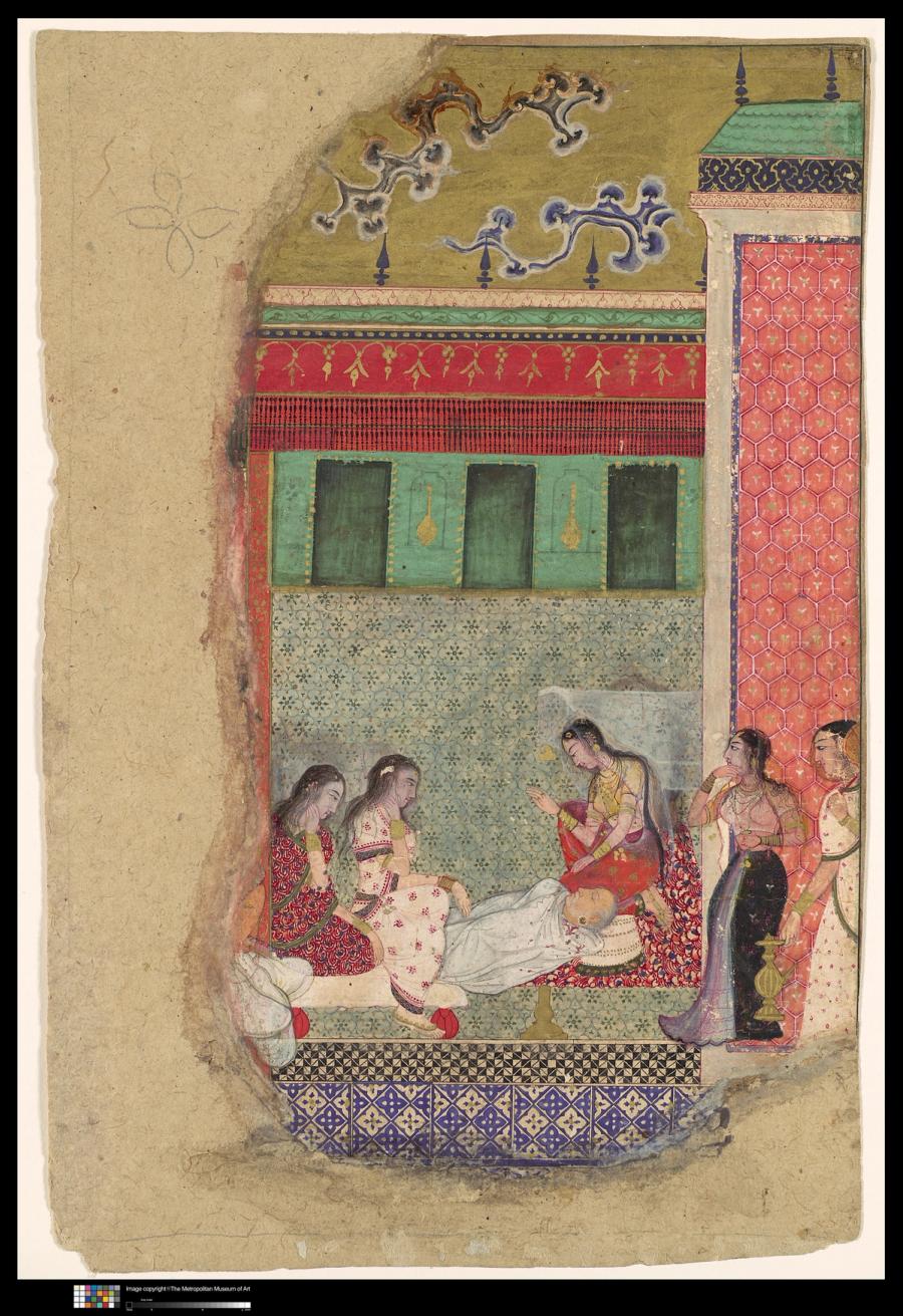 The death of Daśaratha — The Death of King Dasharatha