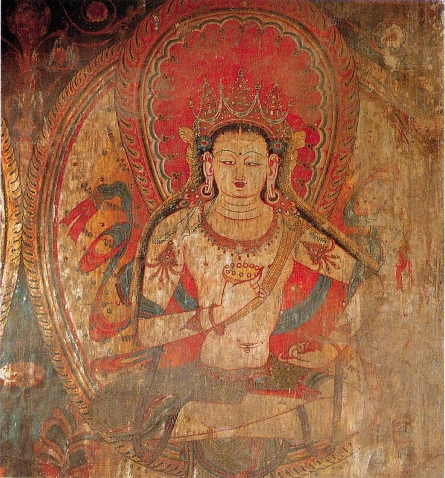 Tabo monastery mural Spiti — Spiti and Lahaul chiefships