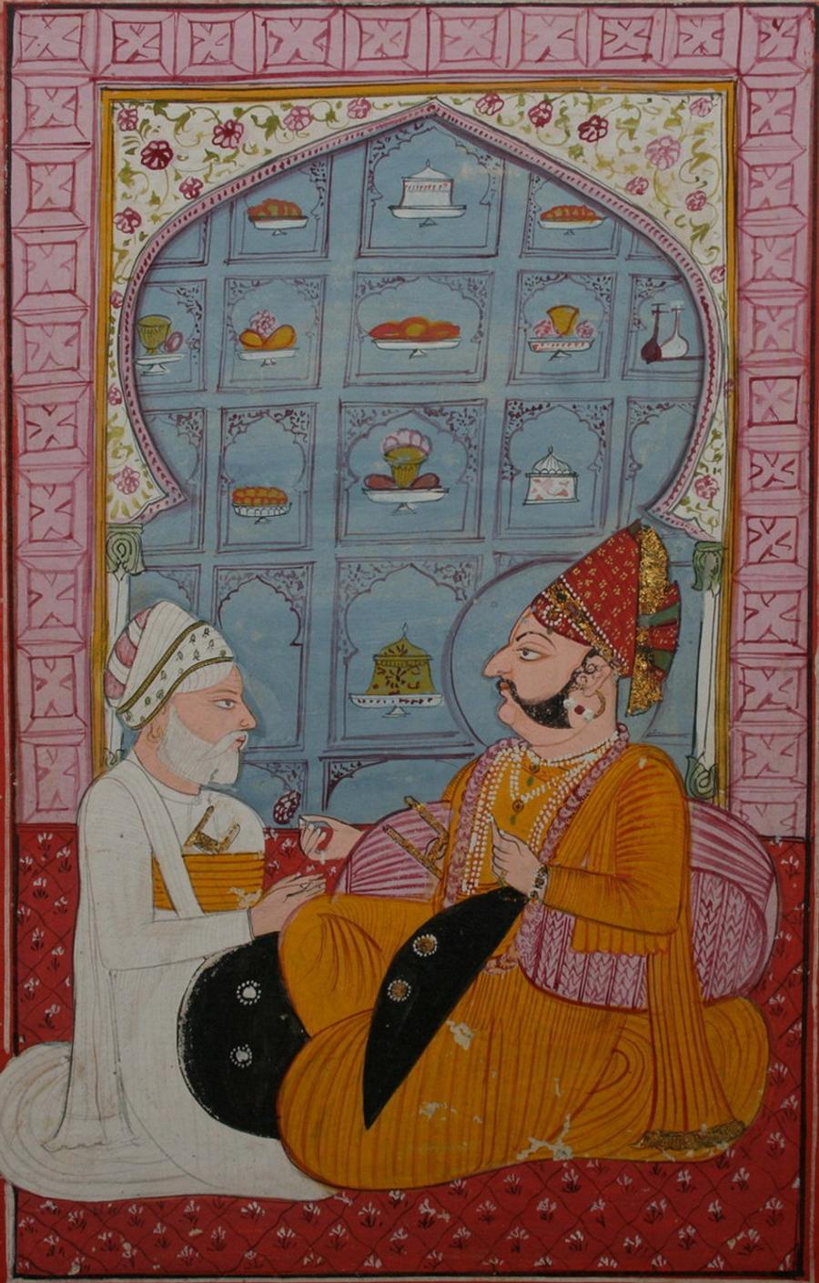 Rathores of Marwar — Durga Das before Maharaja Ajit Singh of Marwar