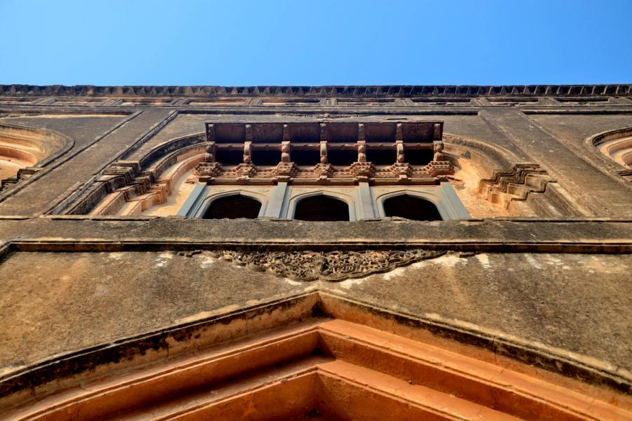 Barid Shahi Sultanate of Bidar — Beautifully carved Chajja of the Ali Barid Shah Tomb