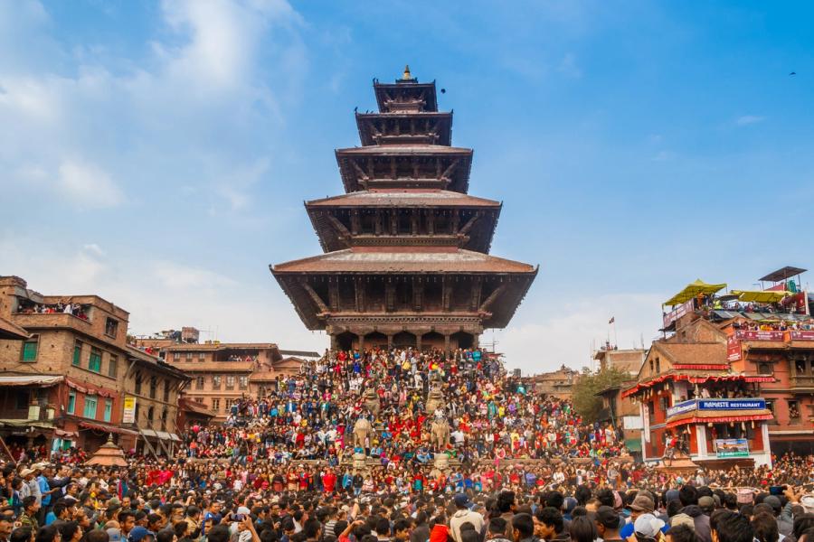 Nyatapola Temple Bhaktapur — Malla dynasty of Nepal