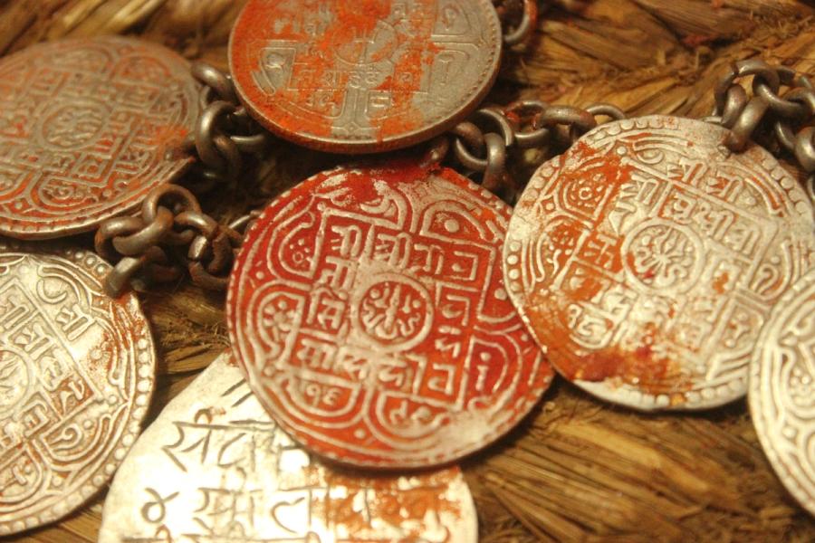 Shah dynasty of Nepal — Silver Shah Dynasty Coin