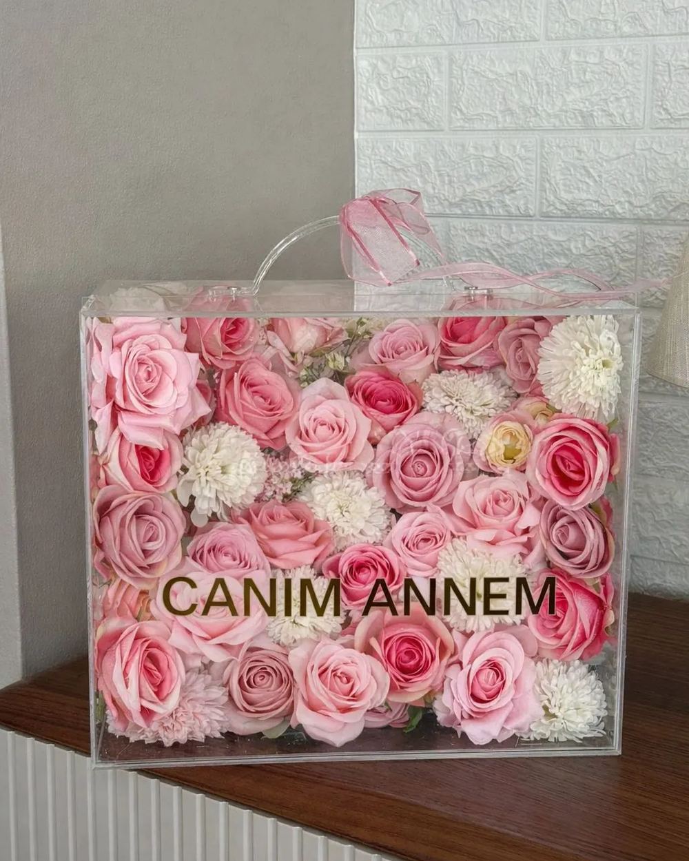 Pleksi Çanta Çiçekleri tasarım örneği 4