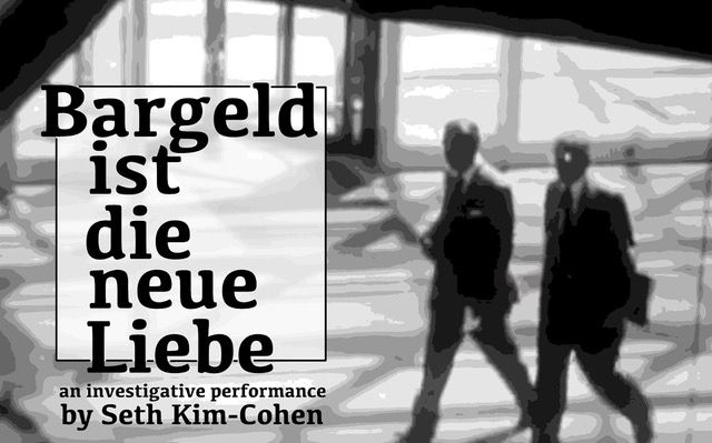 Seth Kim-Cohen: Bargeld ist die neue Liebe