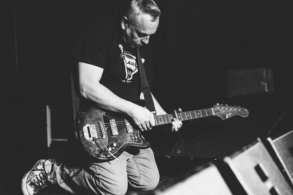 Bruce Russell, Marco Fusinato, Miranda Liebscher and Tobias Brodel