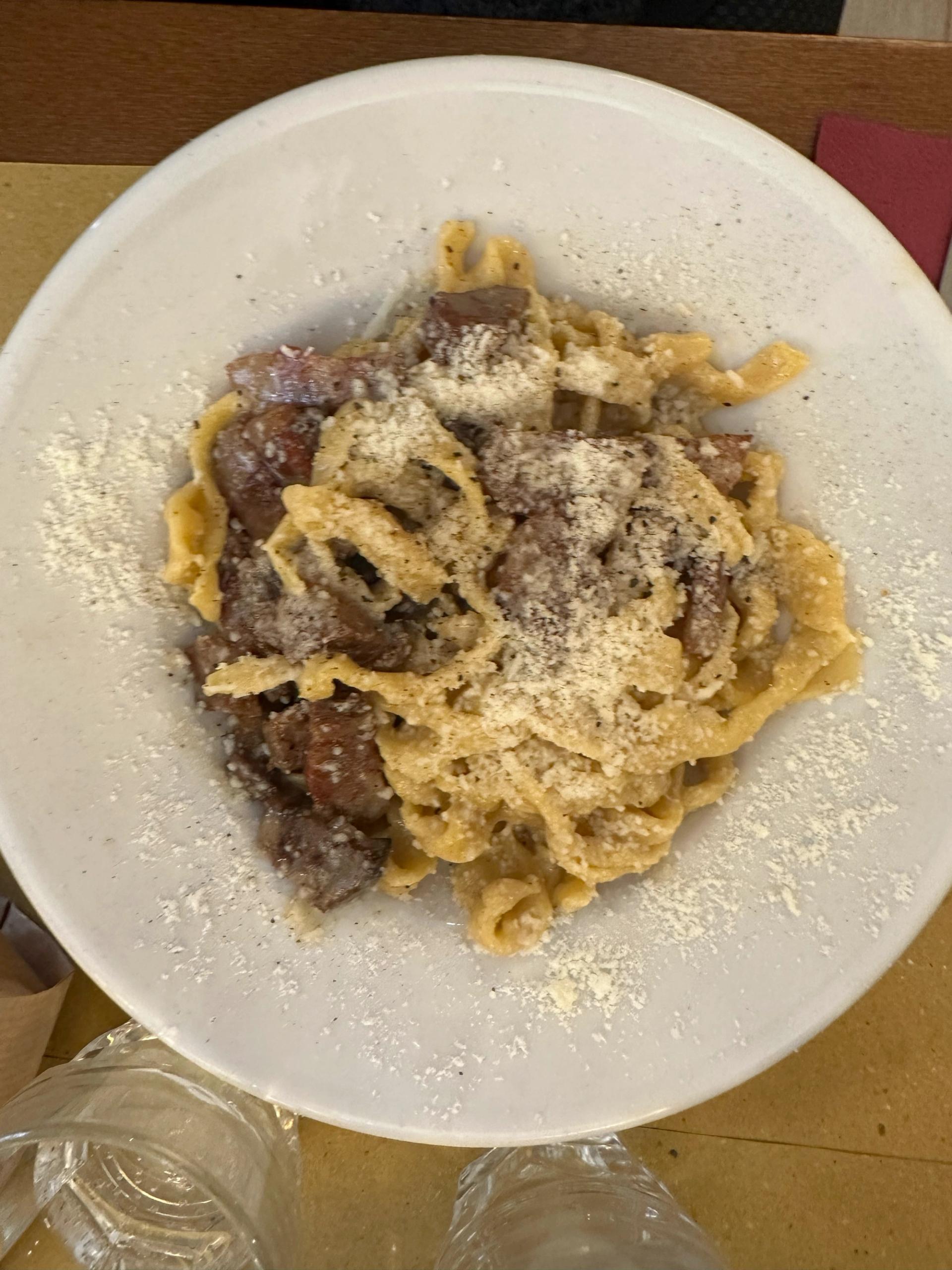 Pasta alla Gricia di Trattoria Etruria 39 di Roma