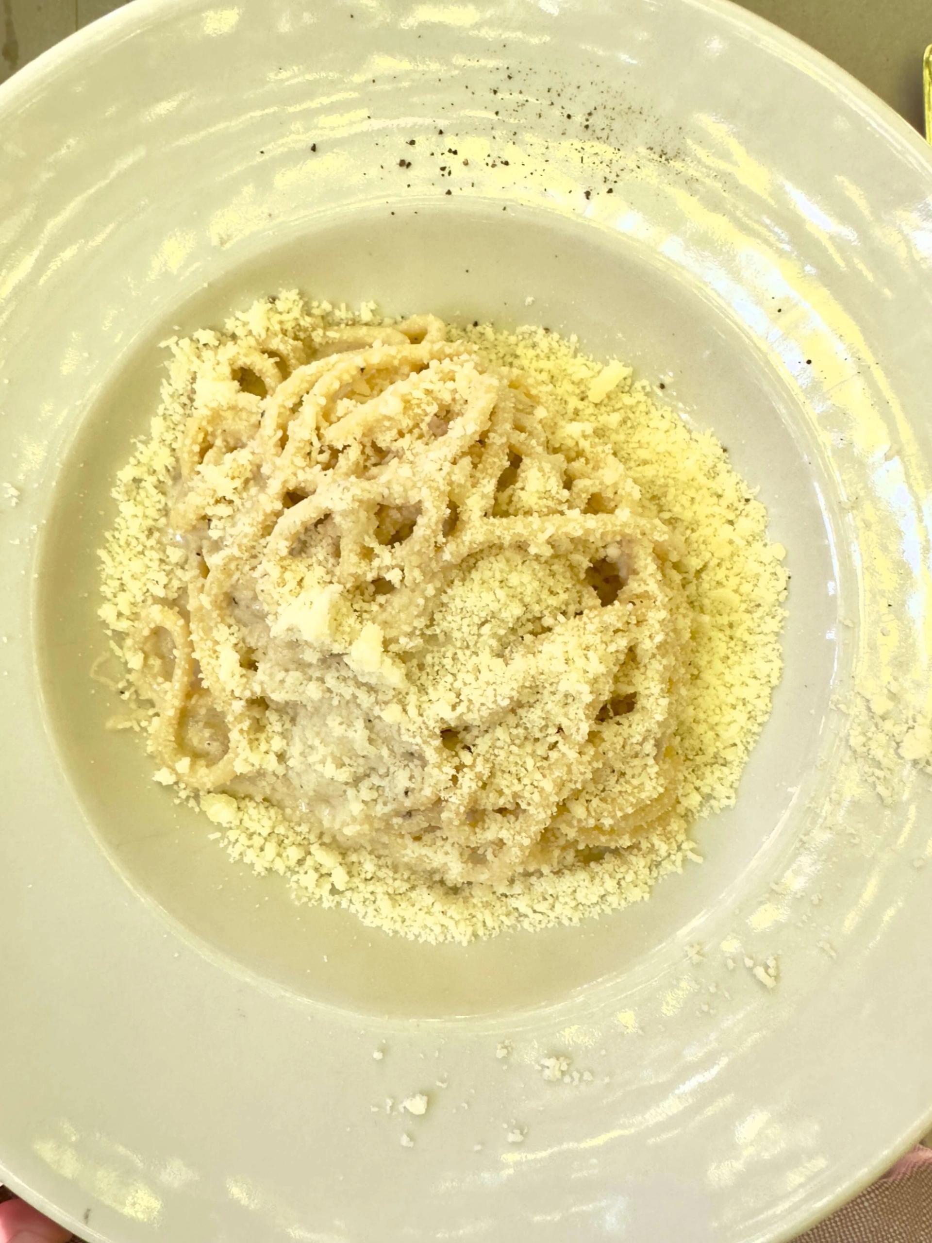 Cacio e Pepe pasta da Da Cesare al Casaletto Cacio e Pepe pasta - Da Cesare al Casaletto