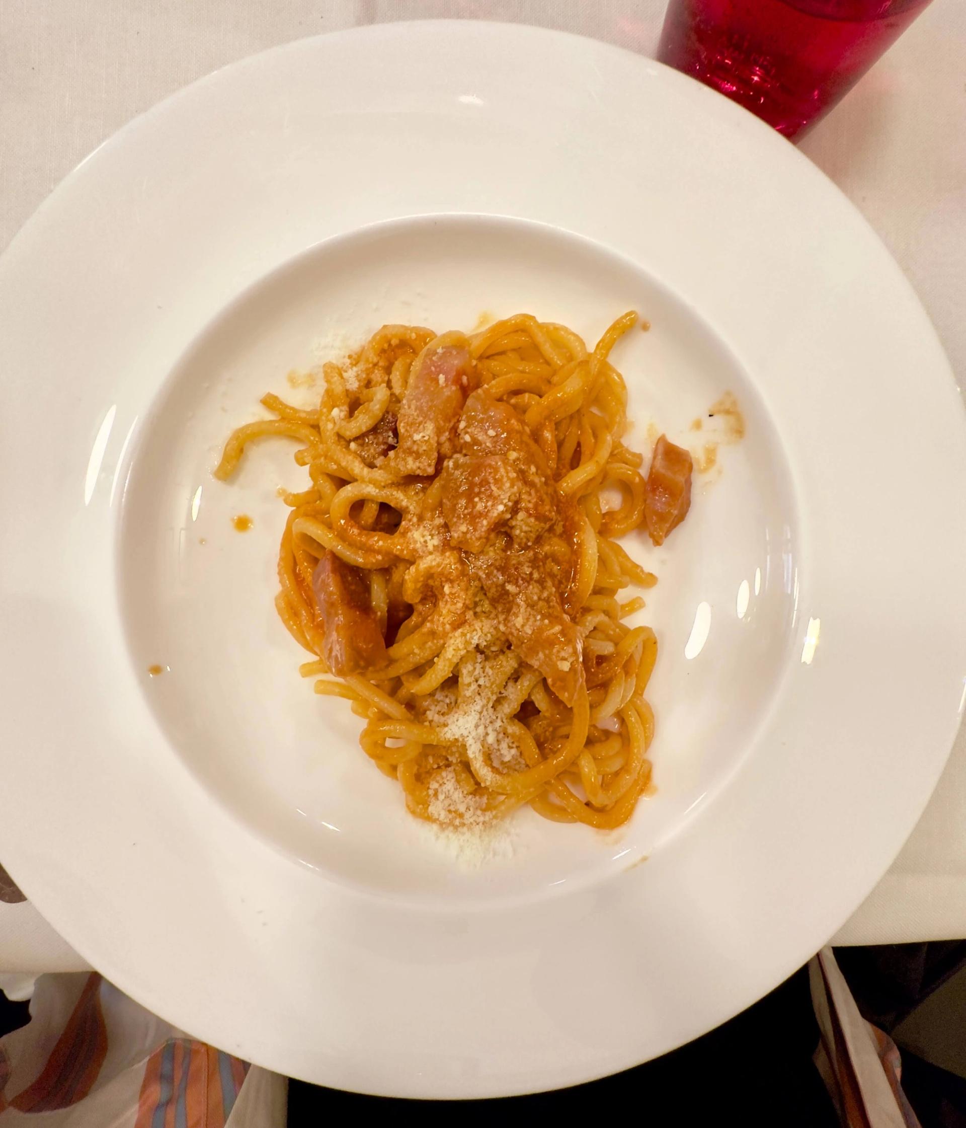 Amatriciana at L'Arcangelo in Rome