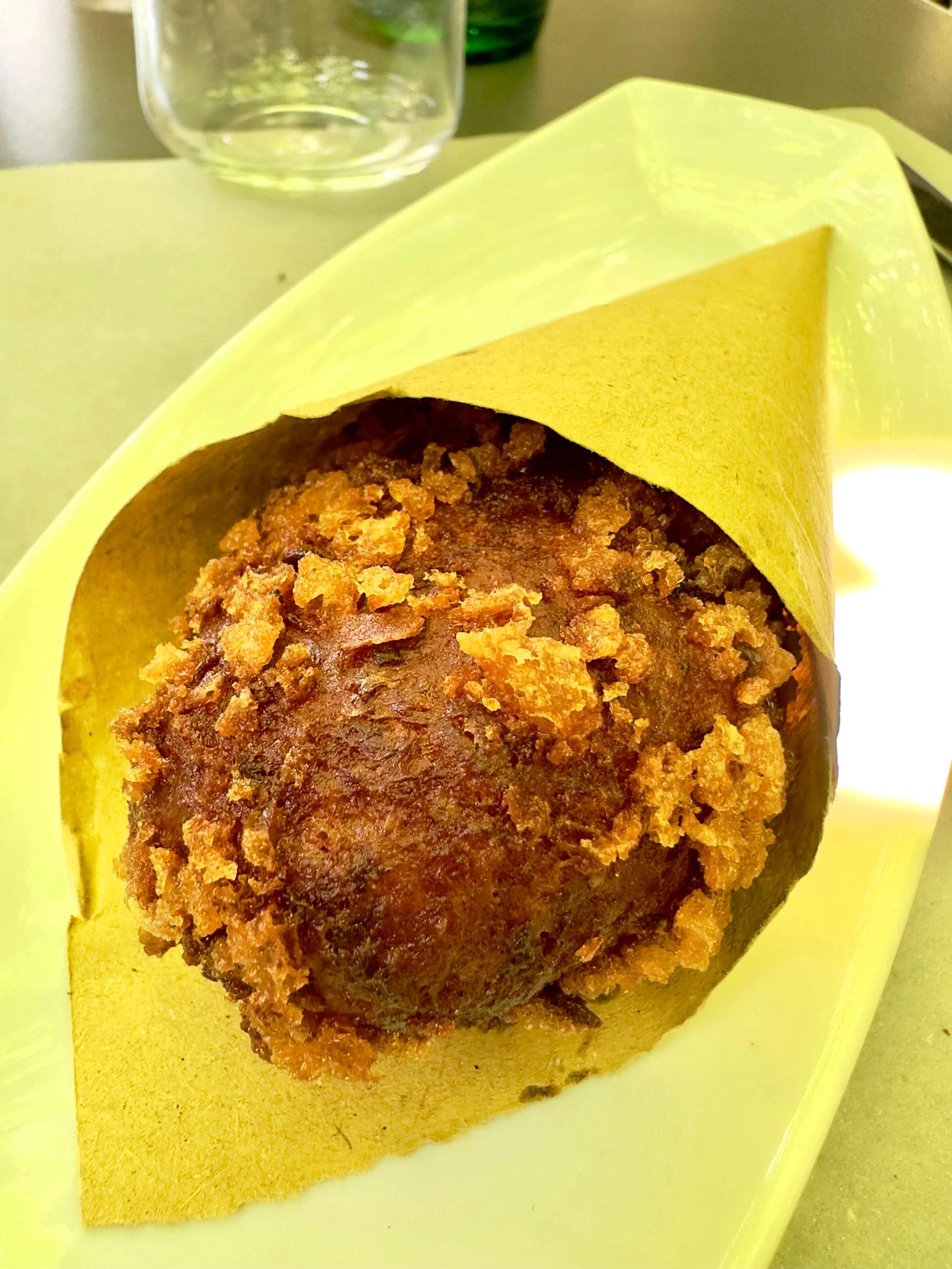 Supplì en Da Cesare al Casaletto en Roma