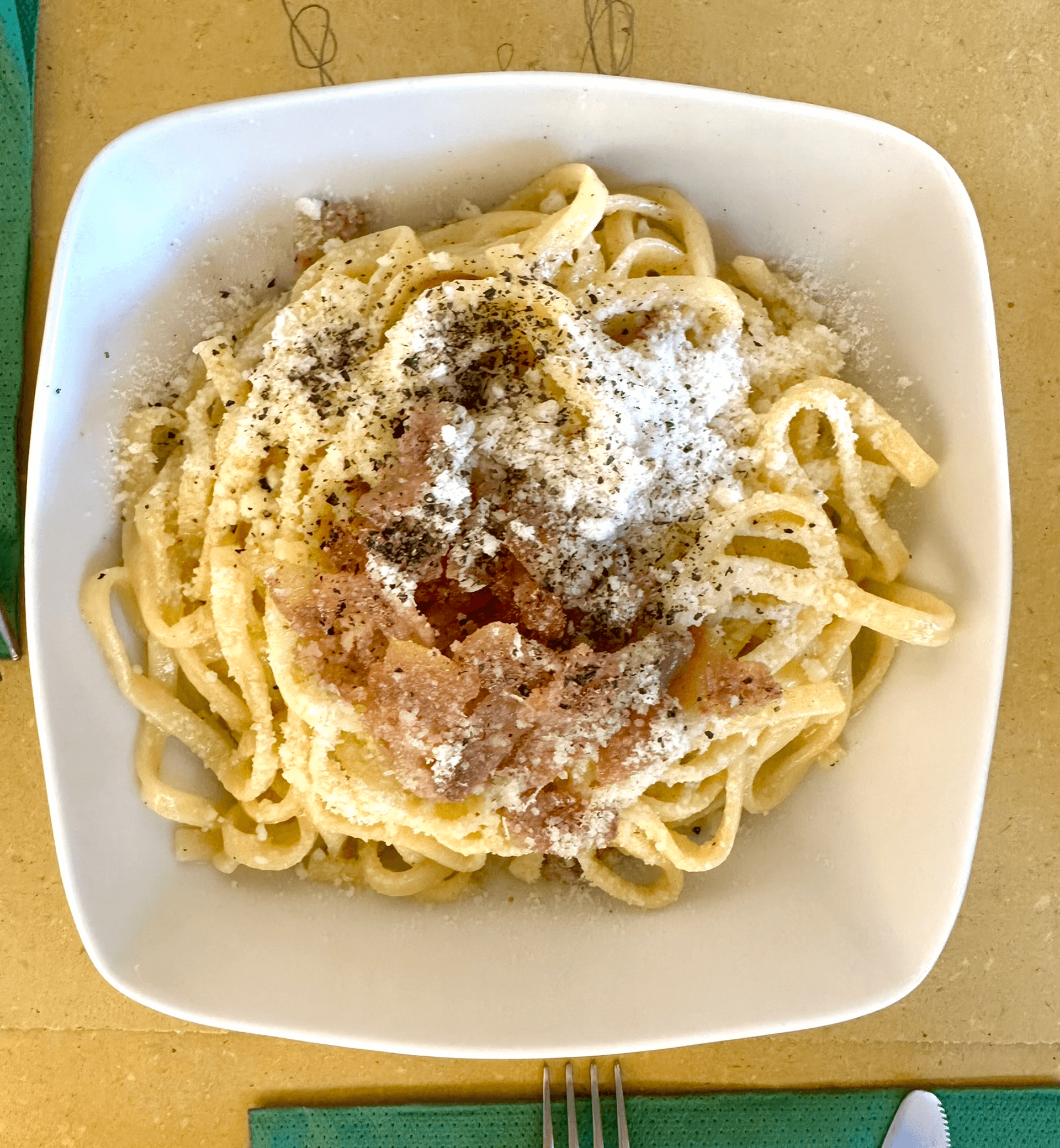 Gricia pasta - Osteria La Sol Fa