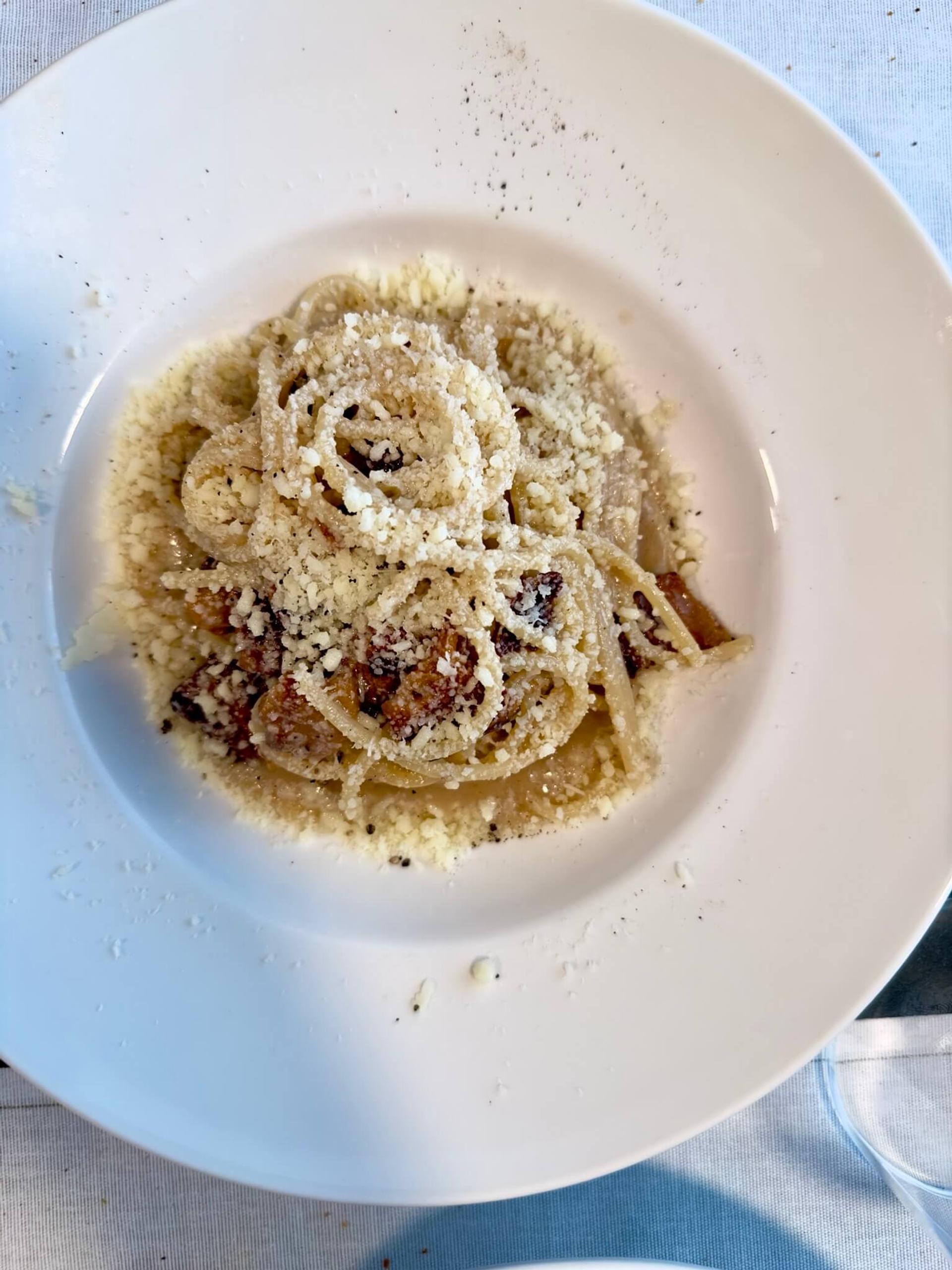 Gricia pasta - Cesare al Pellegrino