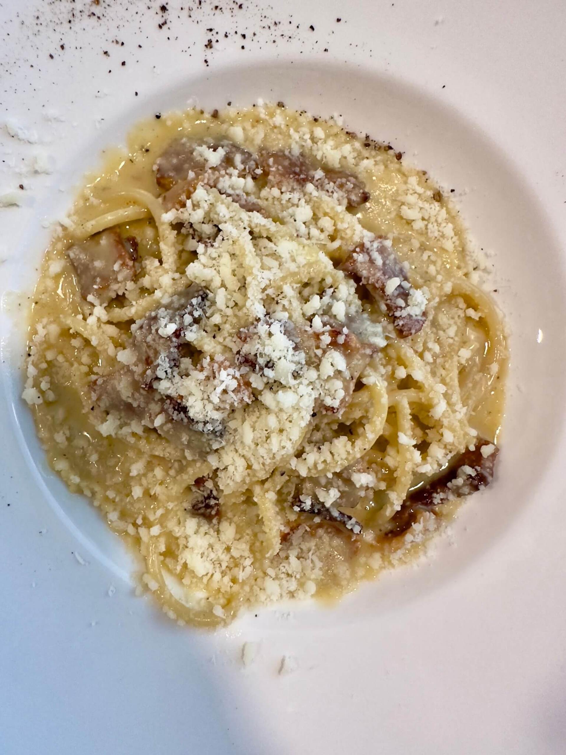 Carbonara di Cesare al Pellegrino di Roma