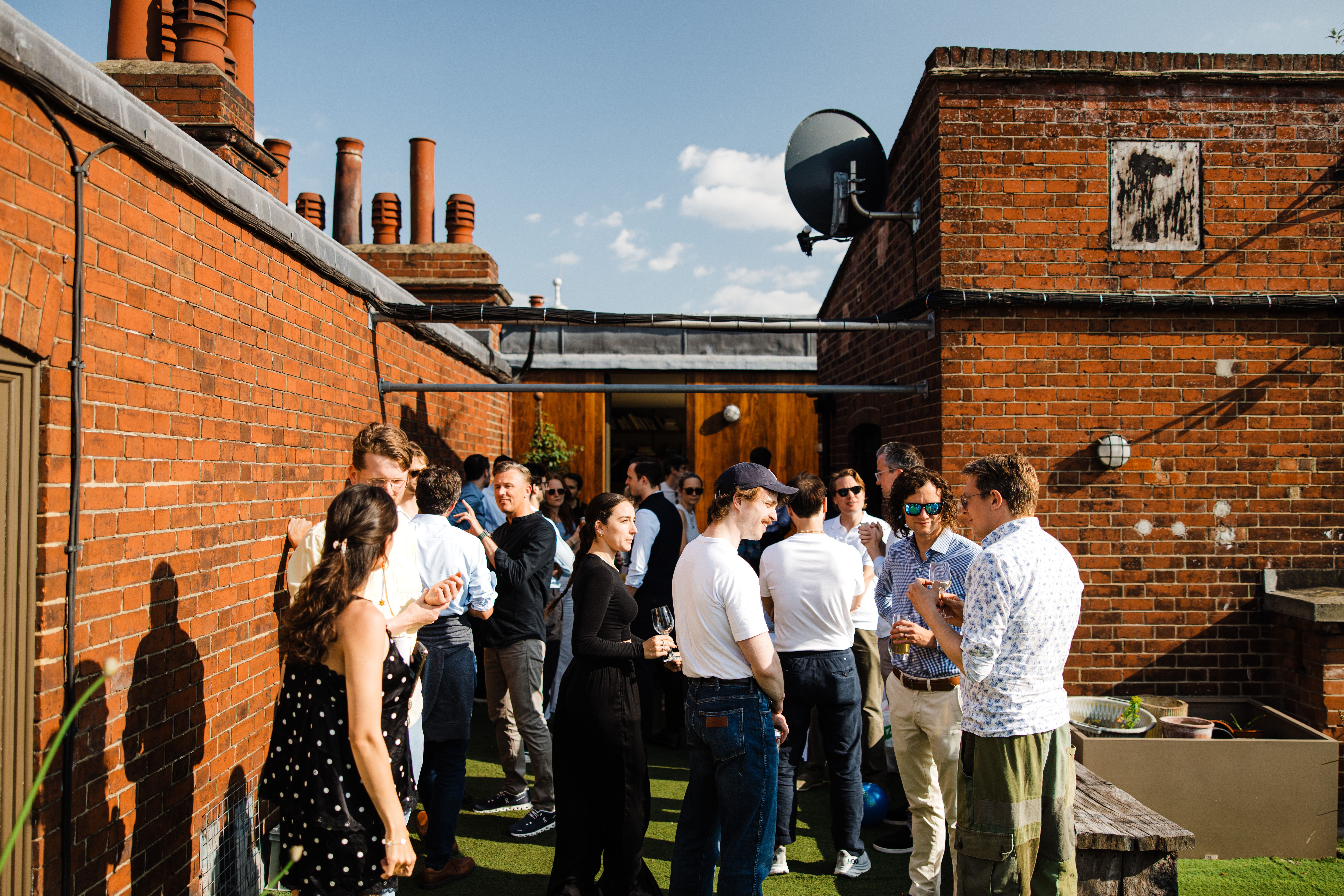 Founder drinks event