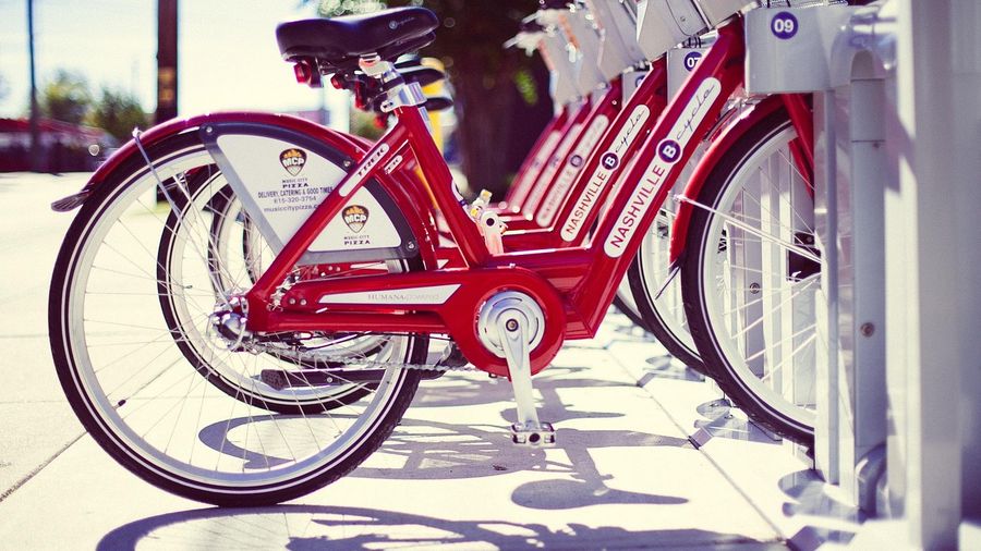 rental bikes, bicycles, bikes, red, rental, nashville, usa, america, outdoor, ride, cycling, rental, rental, nashville, nashville, nashville, nashville, nashville, cycling