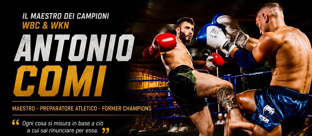 Antonio Comi maestro Muay Thai Club Napoli Team Comi