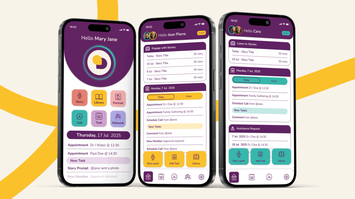 ria app mockup