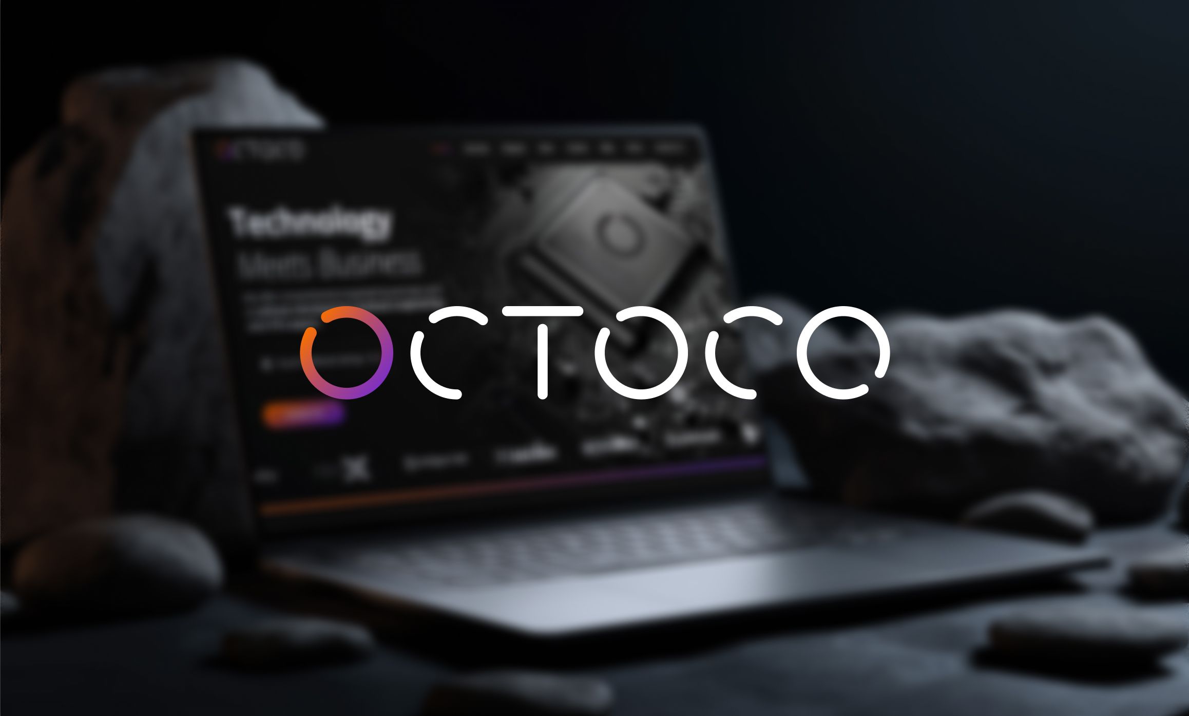 octoco website laptop mockup 