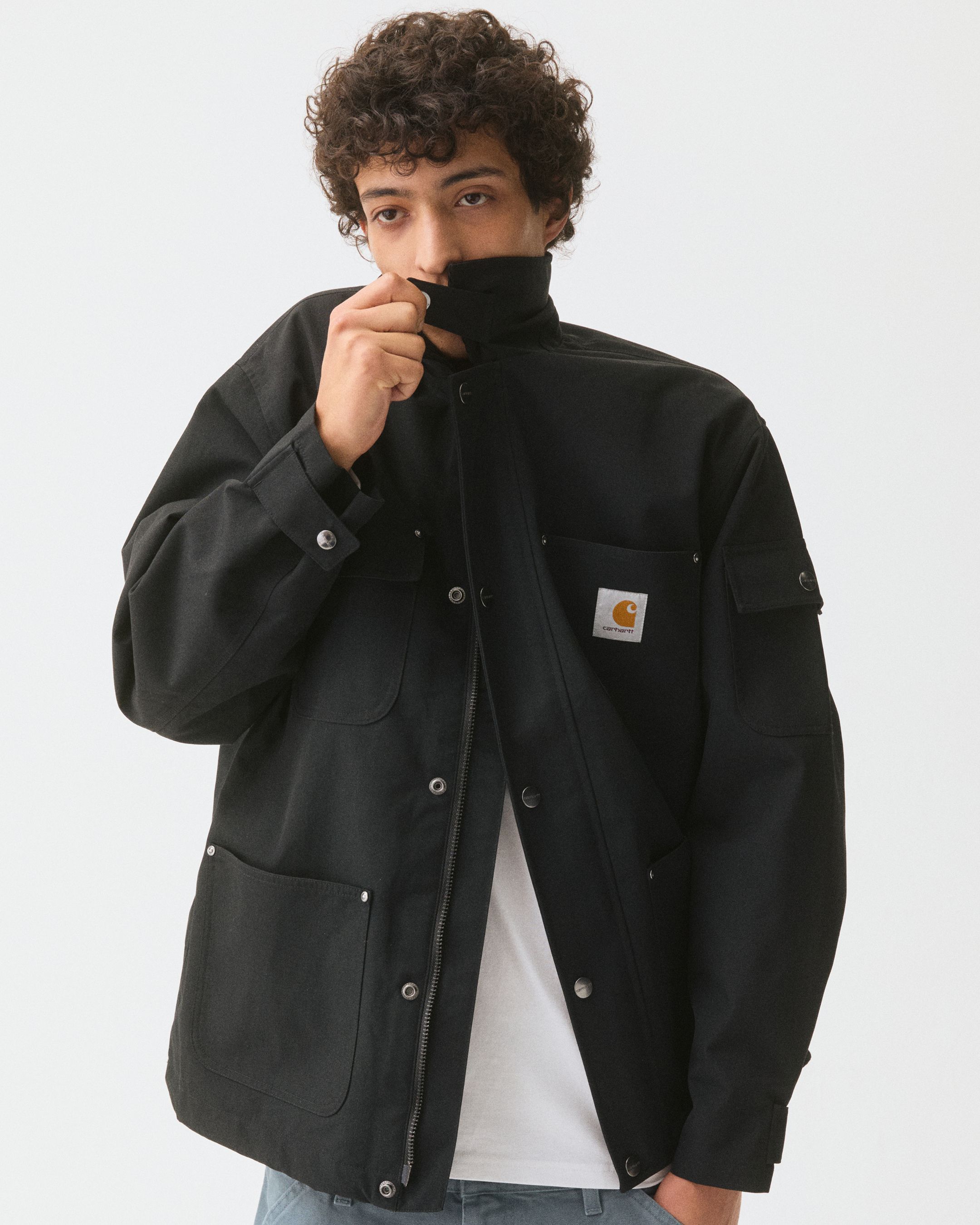 Carhartt WIP L/S Madison Polo, Cinnerus / Black | Official Online