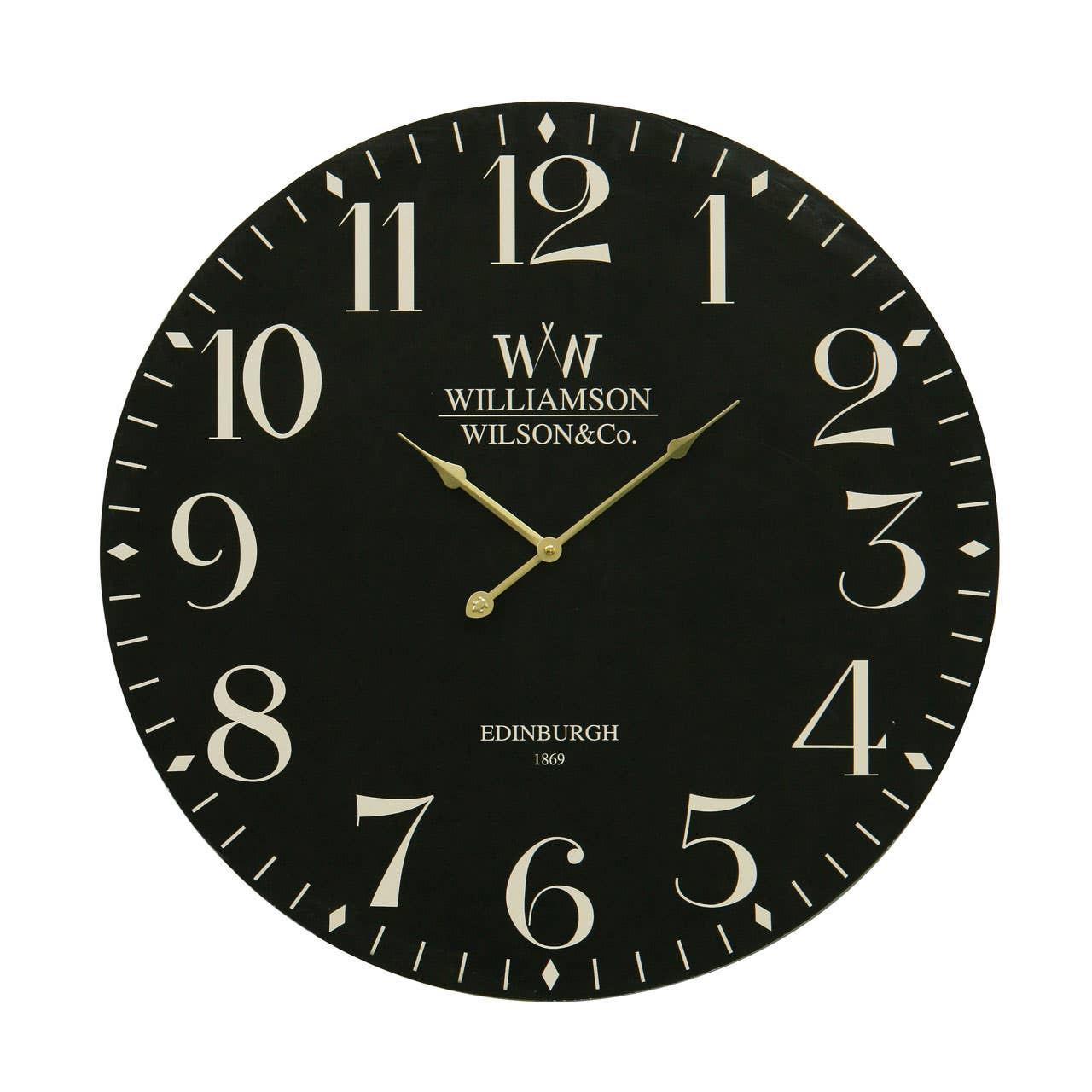 Destini Classical Black Wall Clock | Kaiku