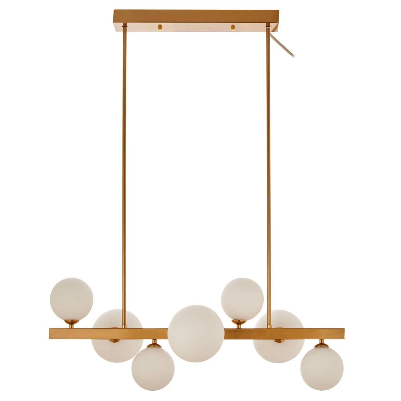 Abira Bronze Finish 7 Light Statement Pendant Light | Kaiku