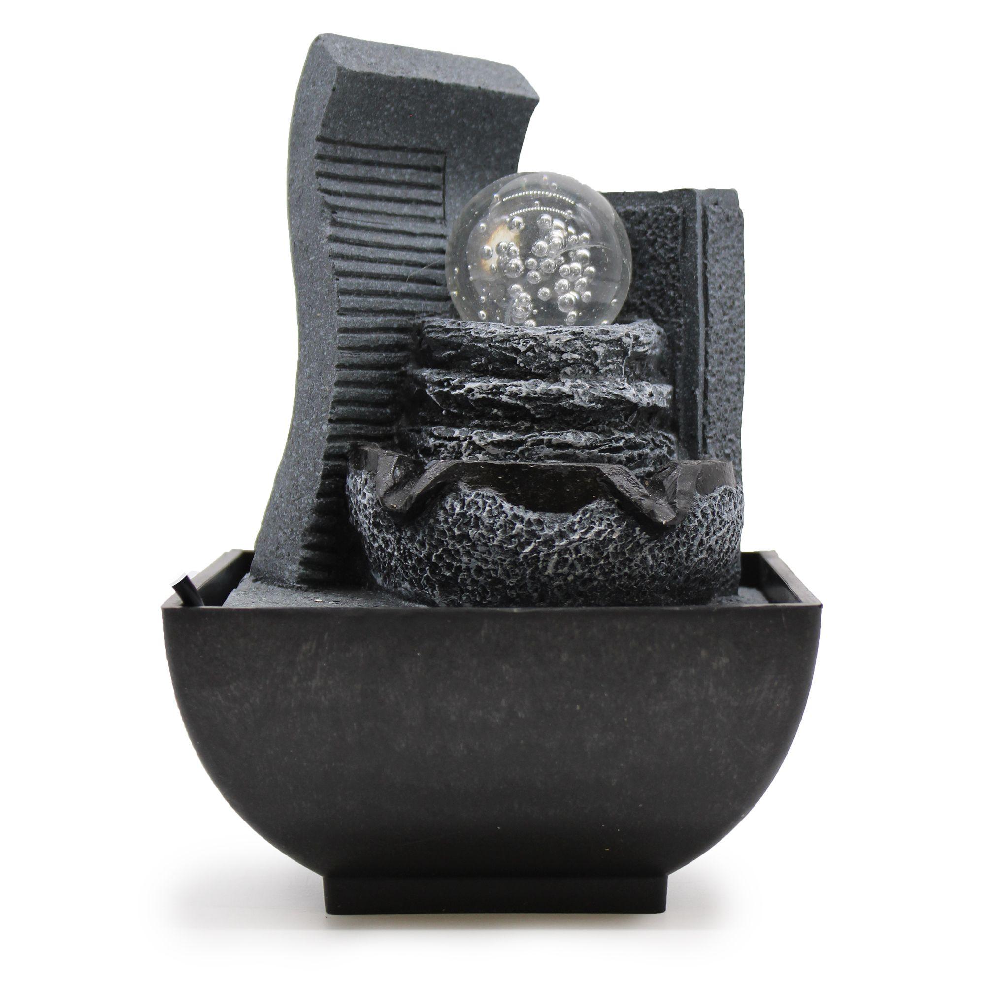 Tabletop Water Feature - Cascading Rock Formation | Kaiku