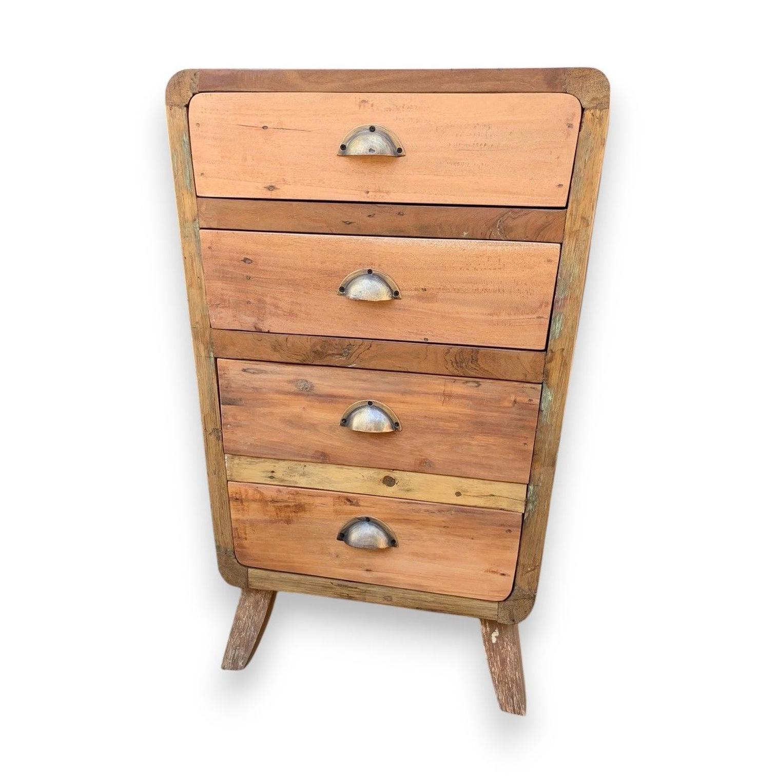 4 Drawer Recycled Wood Storage Chest | Kaiku